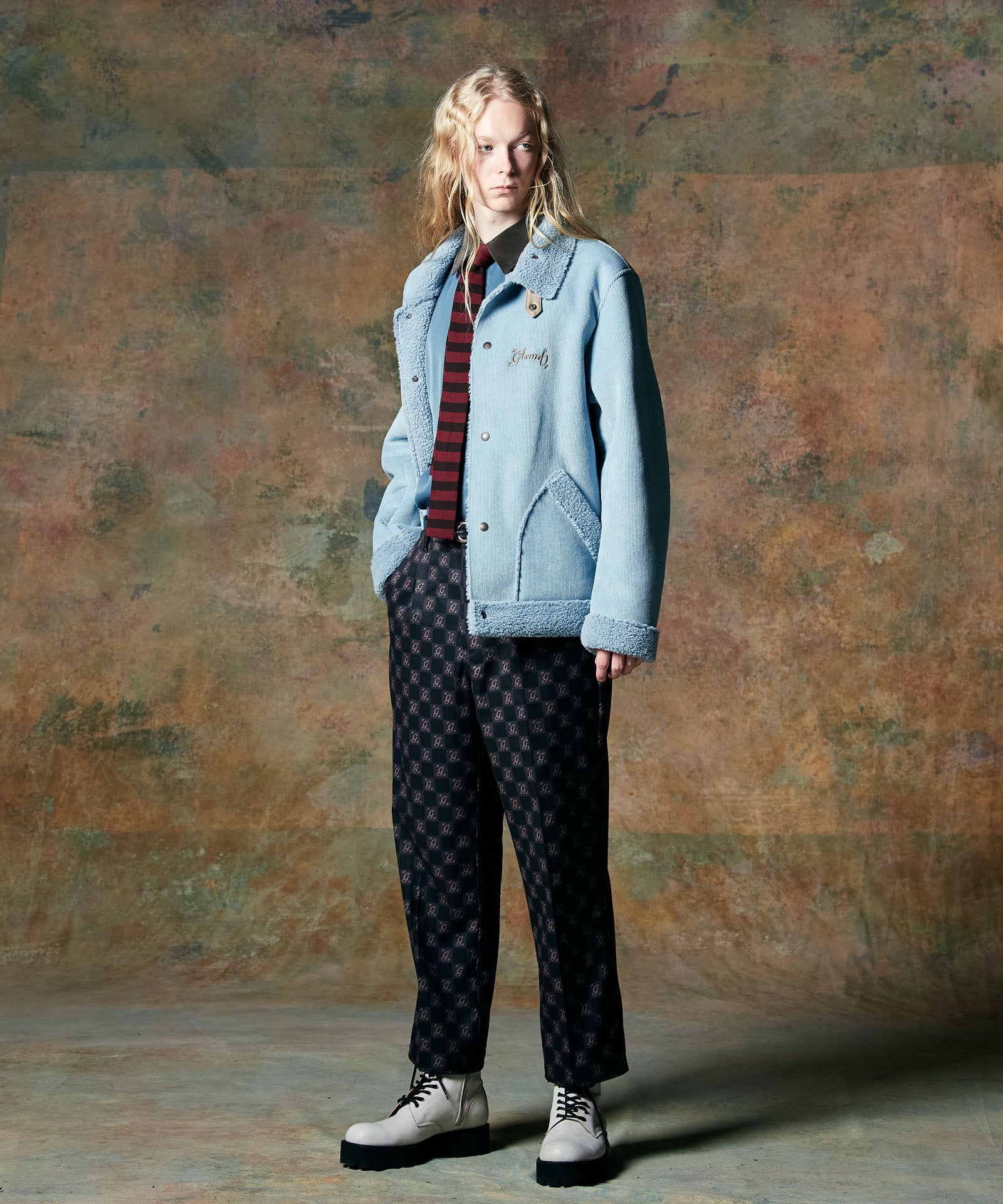 GB0424/P08 : Out of Society Tailored Slacks / アウトオブ