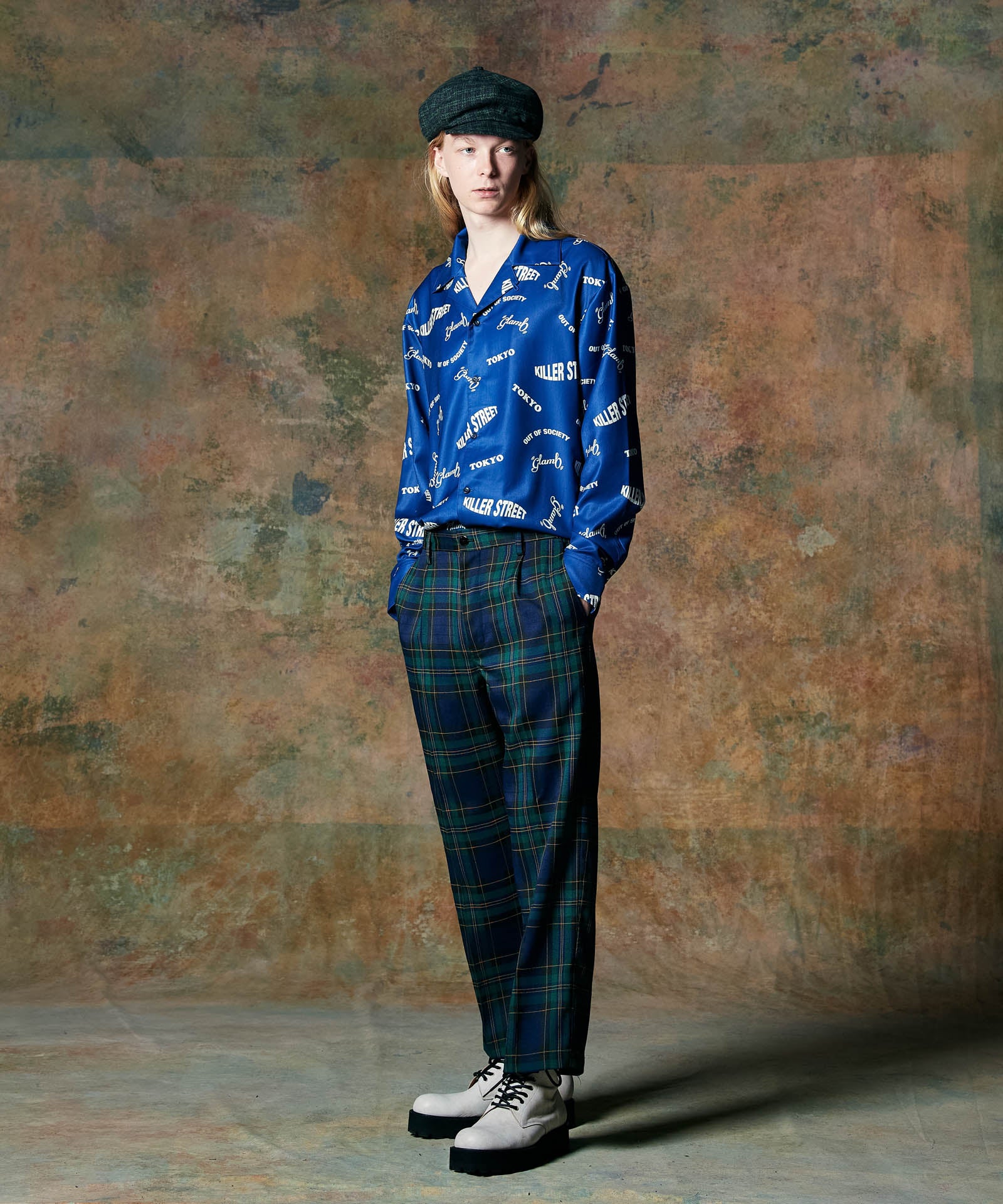 GB0424/P08 : Out of Society Tailored Slacks / アウトオブ