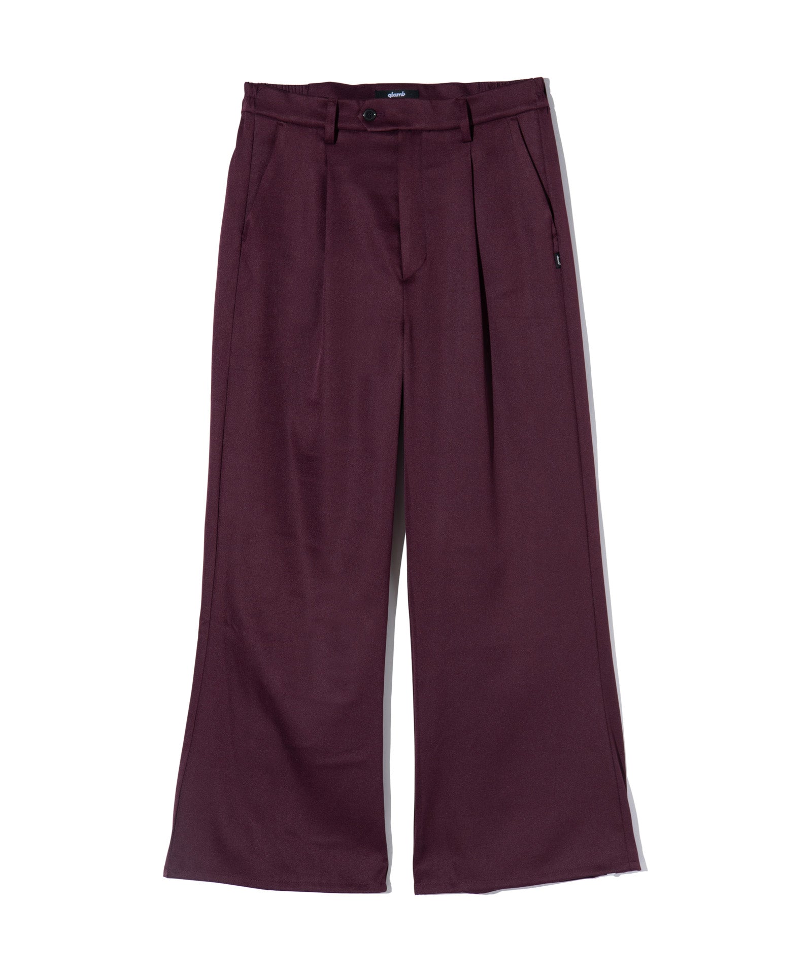 GB0424/P14 : Flare Wide Slacks / フレアワイドスラックス – glamb