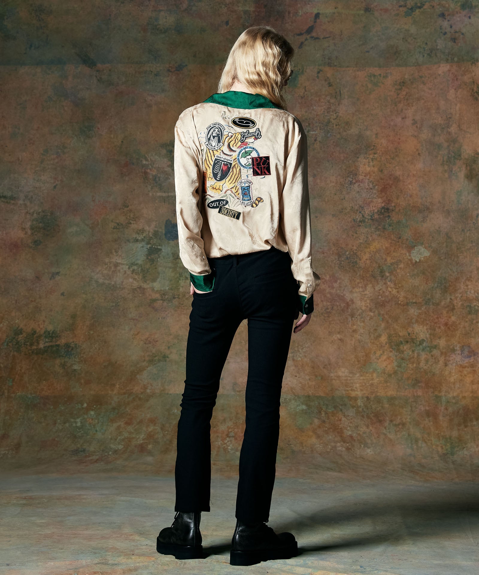 GB0424/SH03 : Out of Society Ska Shirt / アウトオブソサエティスカ