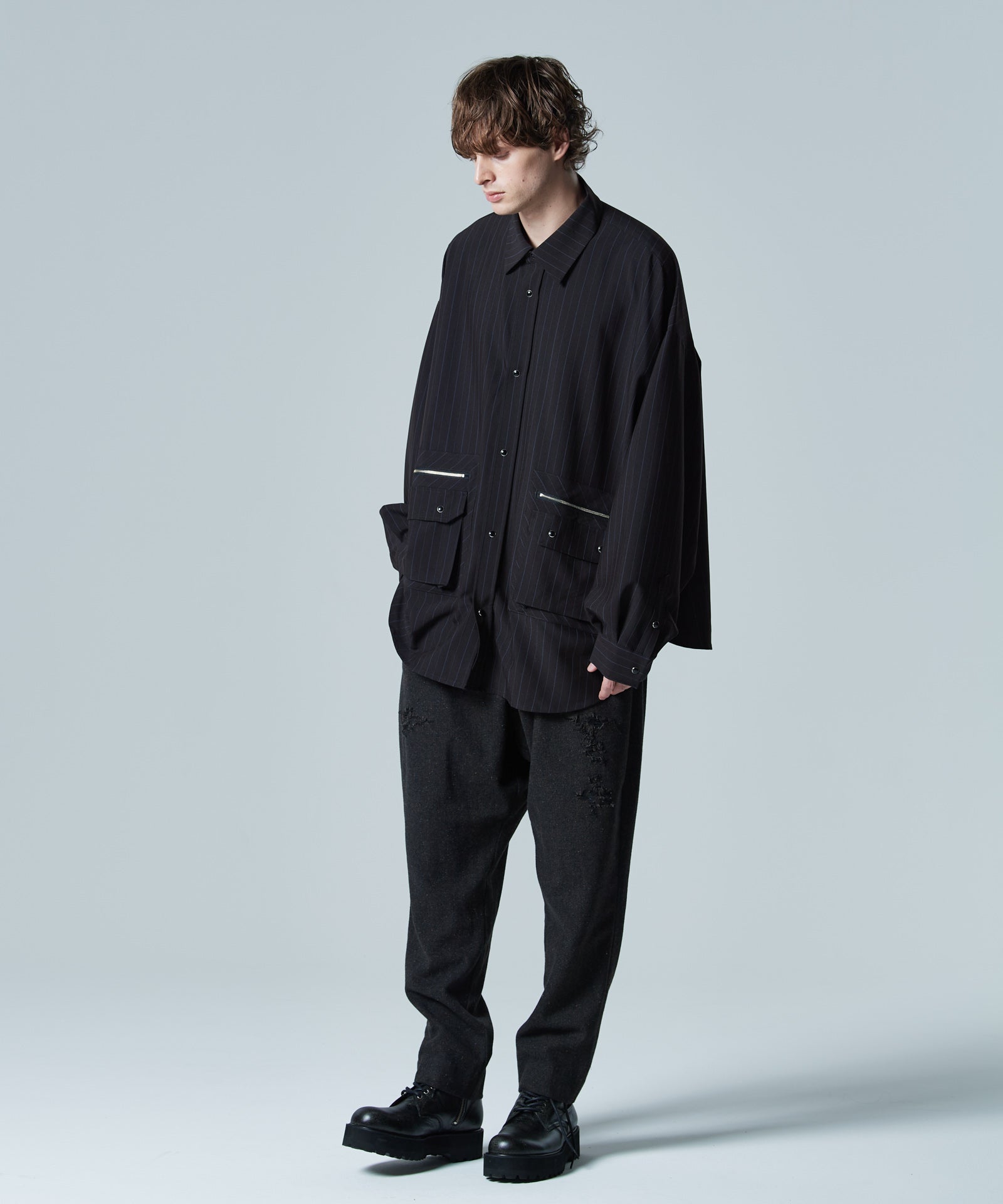 GB0424/SH07 : 4XL Pearl Shirt / フォーエックスエルパールシャツ
