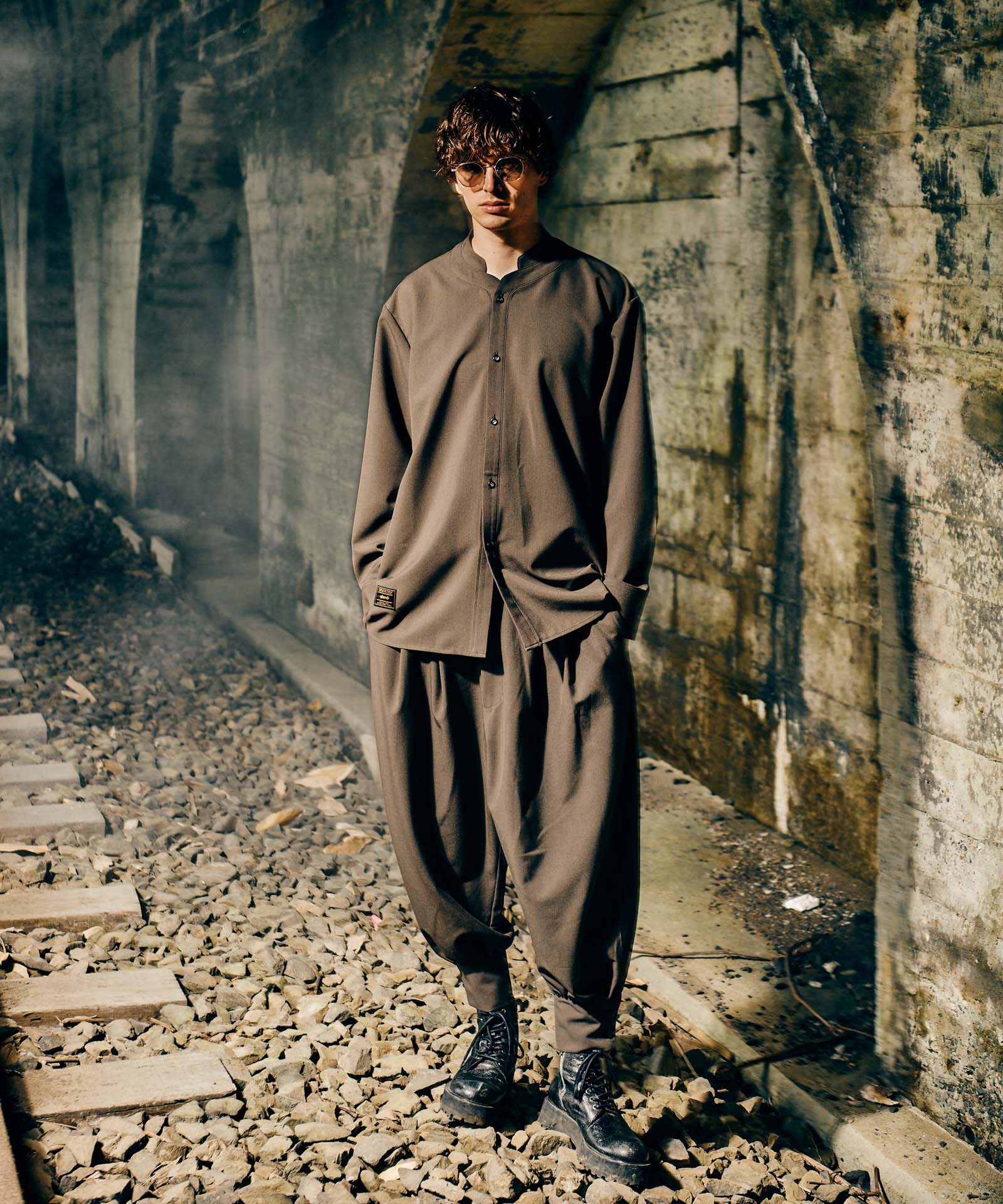 GB0424/SH11 : Deformed Shirt / デフォームシャツ – glamb Online Store