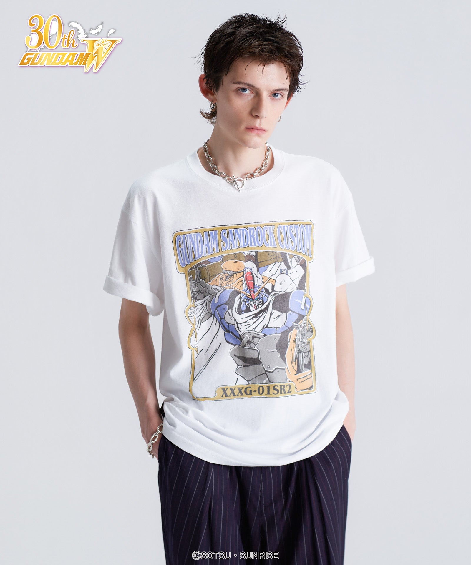 GB0425/GW03 : Gundam Sandrock Custom T-shirt/ガンダムサンド
