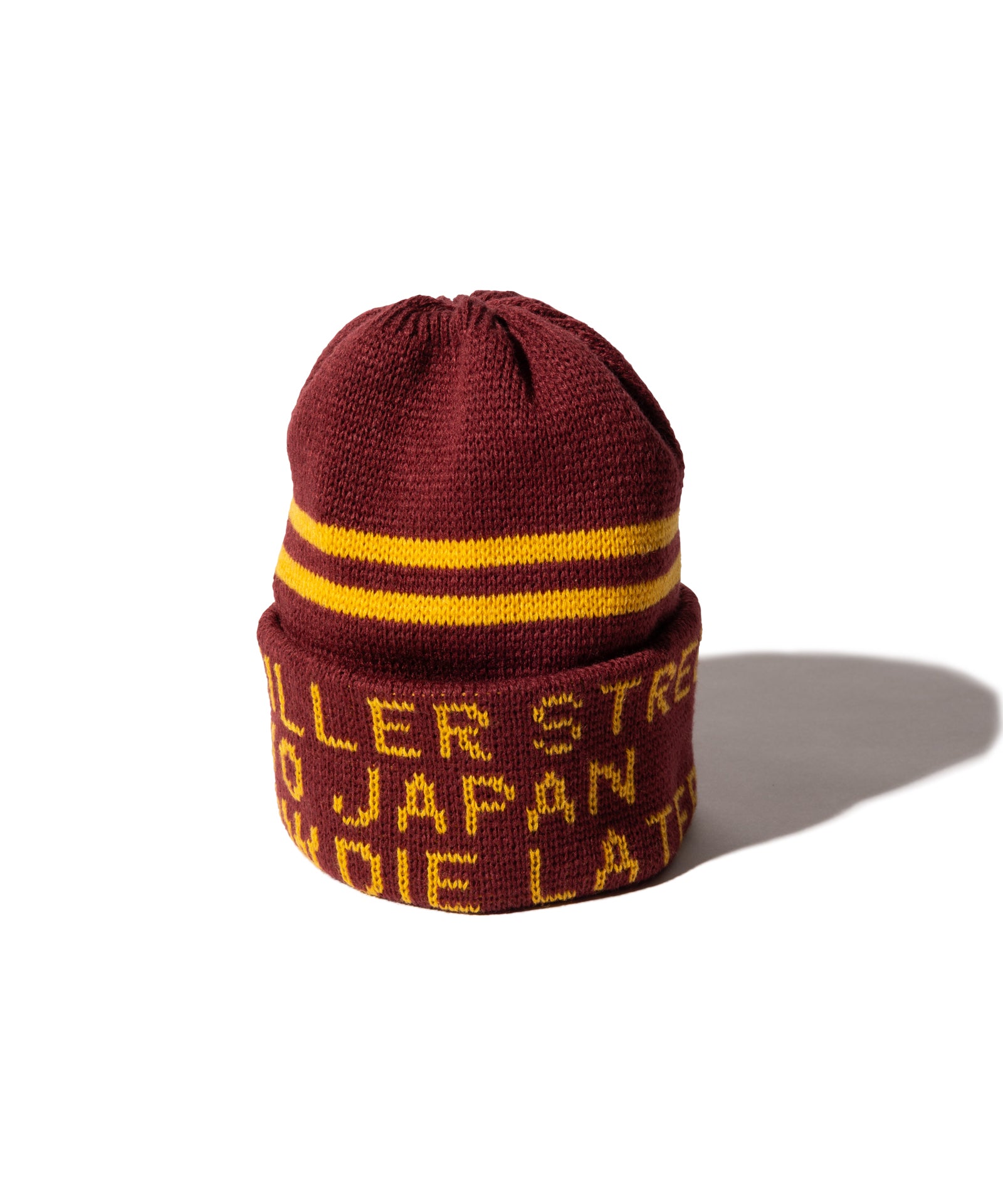 キャピタル ハンドニット フィッシャーマンキャップ 赤系 ニット帽 ビーニー RACAL（ラカル） リブニット cap フィッシャーマンキャップ メンズ