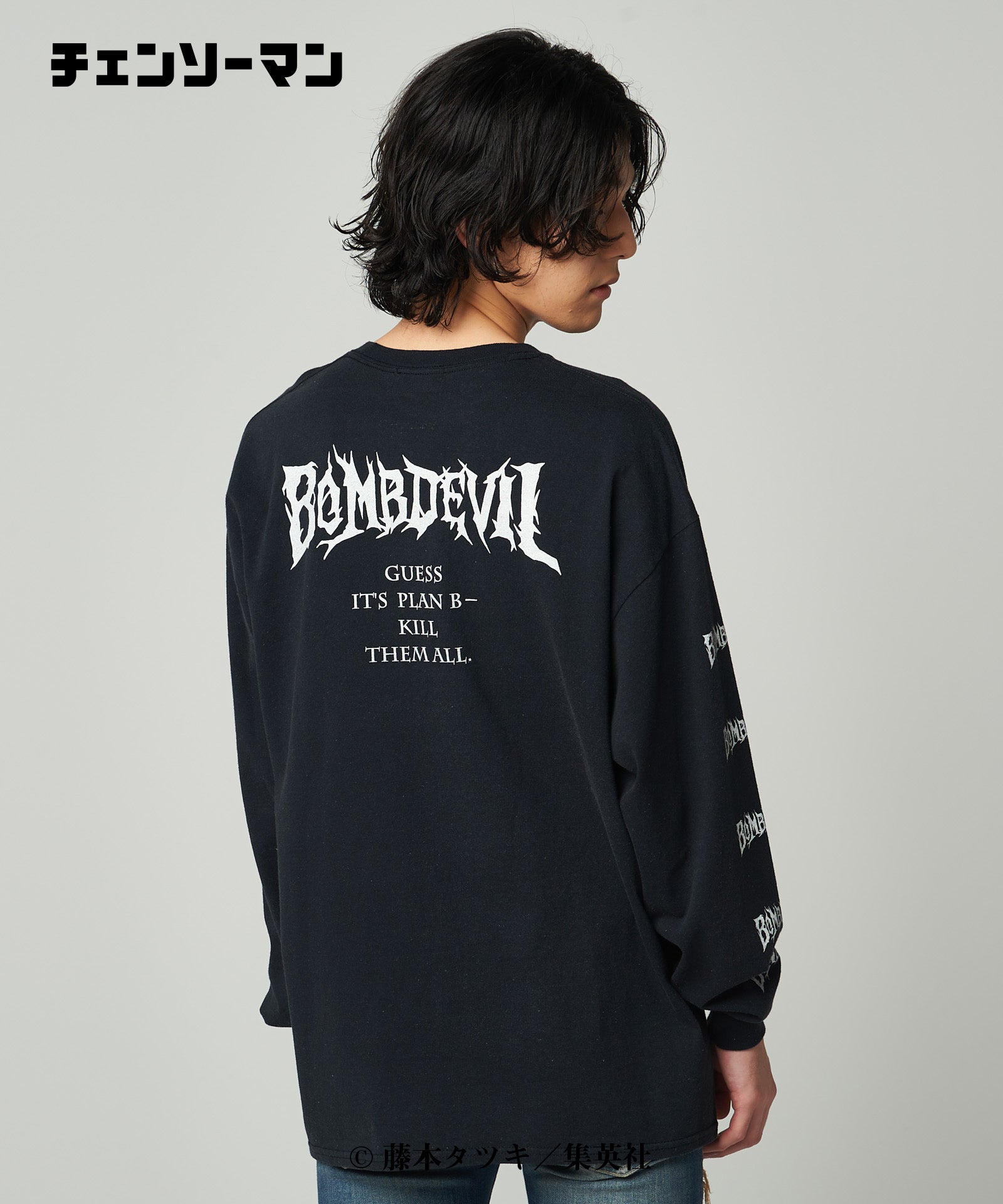 トップス glamb ChainsawMan Bomb Devil Long Sleeve GB0122/CM12: Bomb Devil Long Sleeve T/Bom Devil Long Sleeve