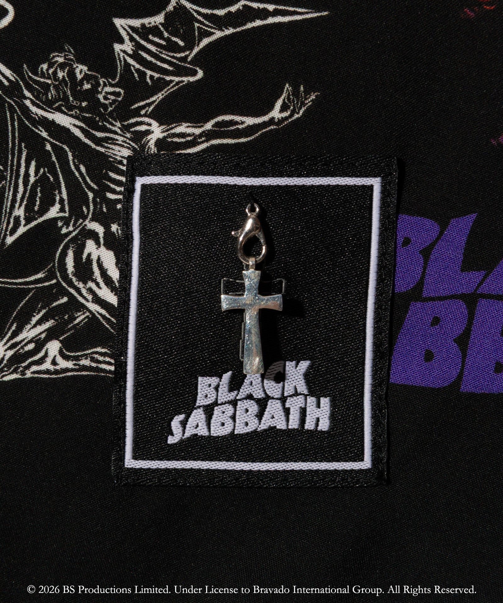 GB0126/SH01 : Black Sabbath Open Collar Shirt / ブラックサバス