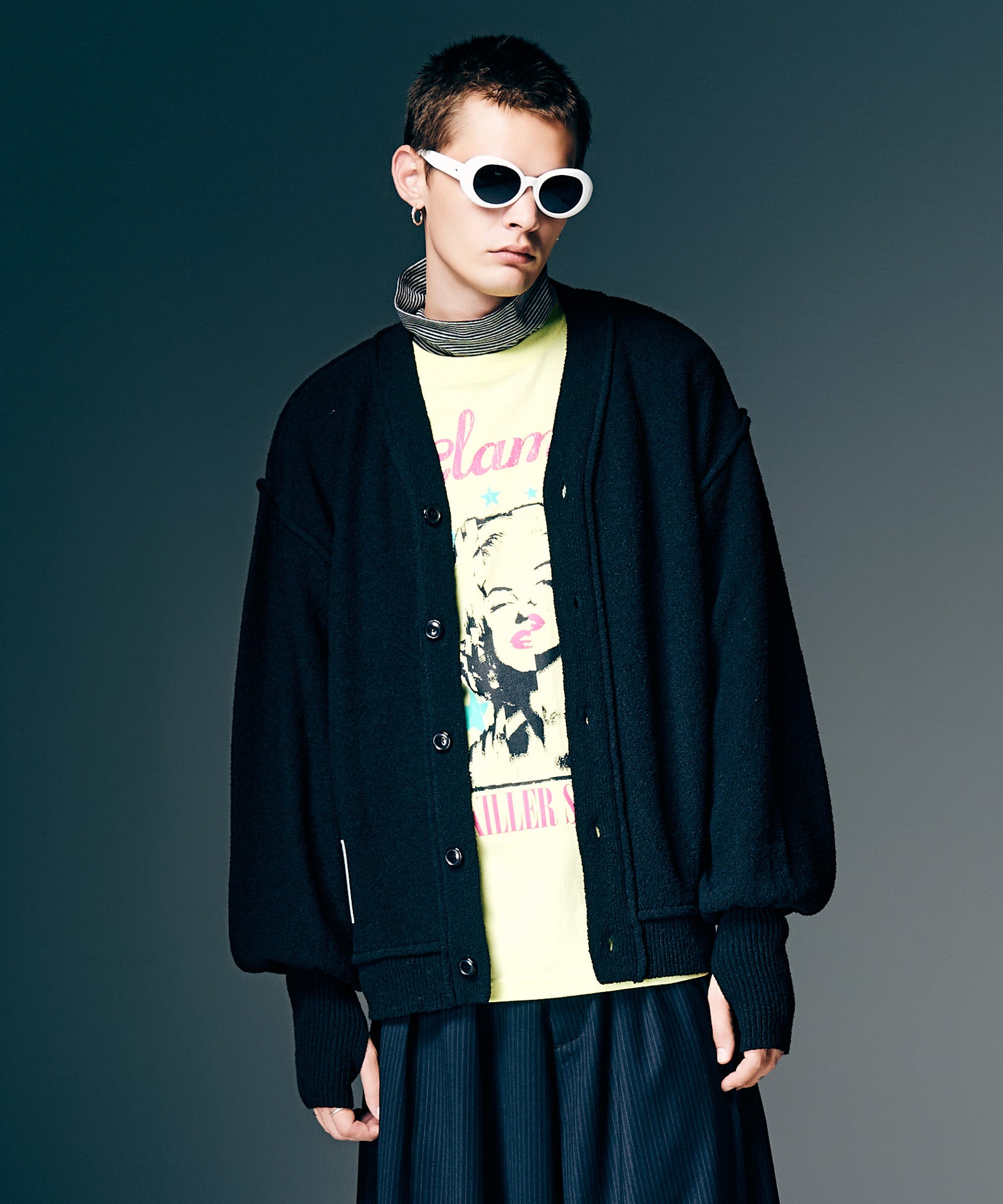 GB0126/KNT10 : Creed Cardigan / クリードカーディガン | glamb