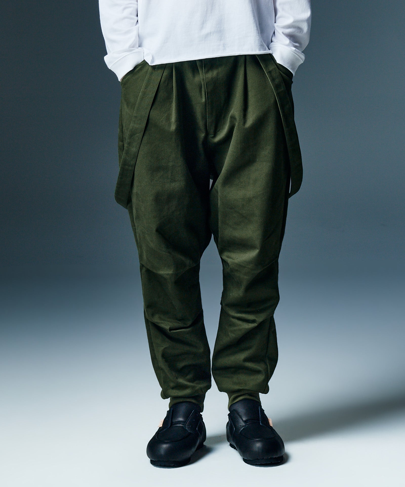 Suspender Sarouel Pants / サスペンダーサルエルパンツ