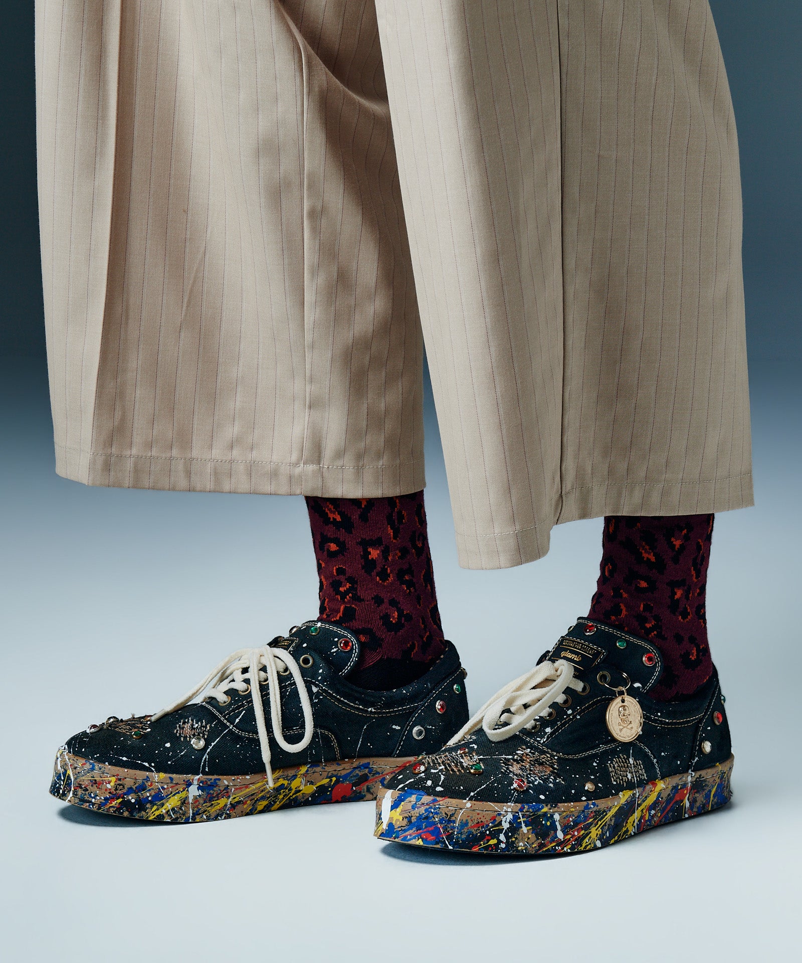 GB0426/AC12 : Leopard Socks Set / レオパードソックスセット | glamb