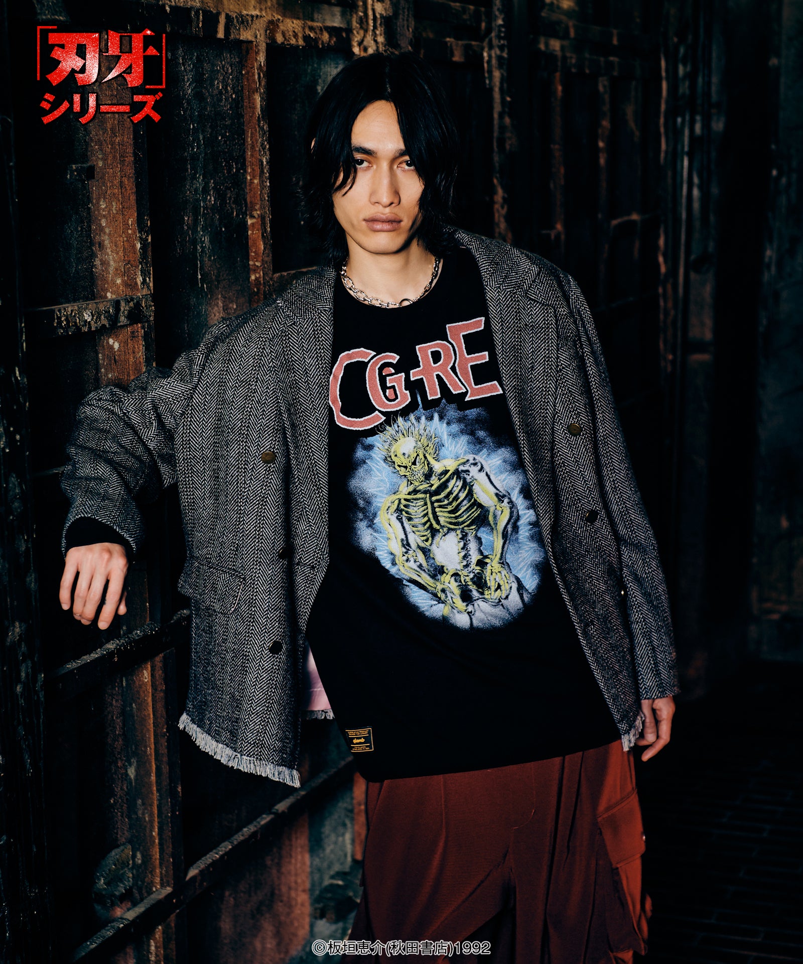 写真・グラフィック Yuichiro Bito GB0325/BK02 : Yujiro Lightning Cutsew / ユウジロウ