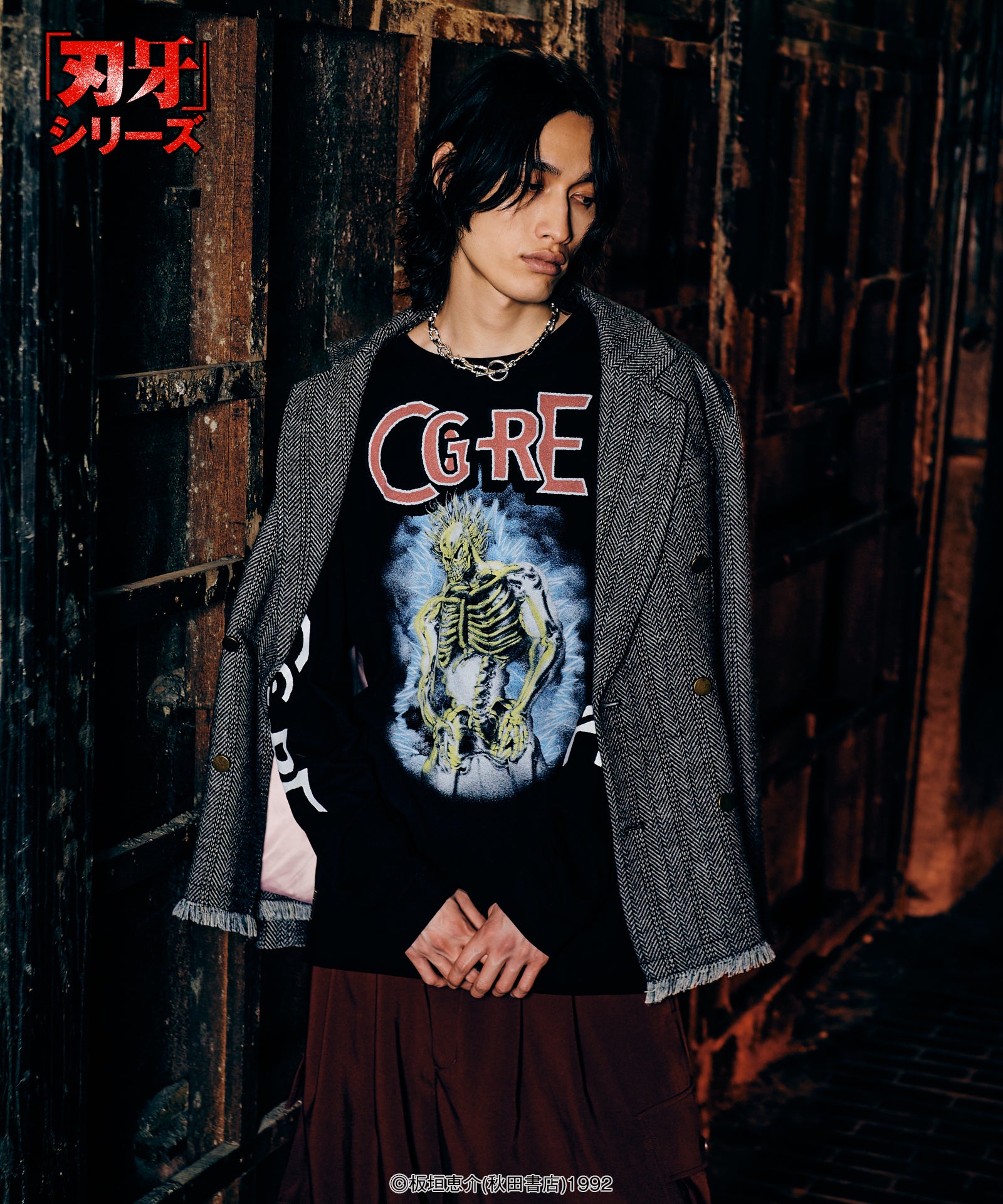 H:185 / B:80 / W:67 / H:83 / 着用サイズ:L