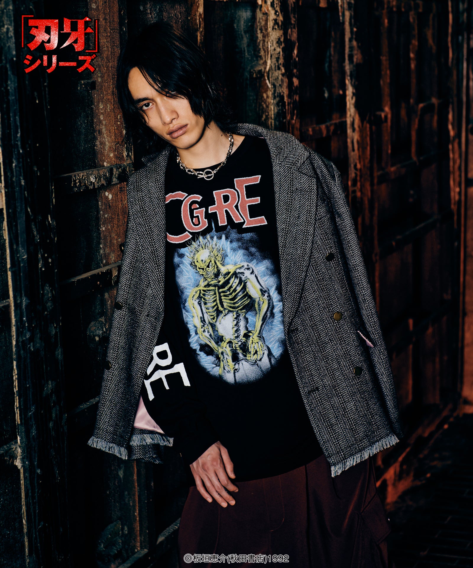 H:185 / B:80 / W:67 / H:83 / 着用サイズ:L