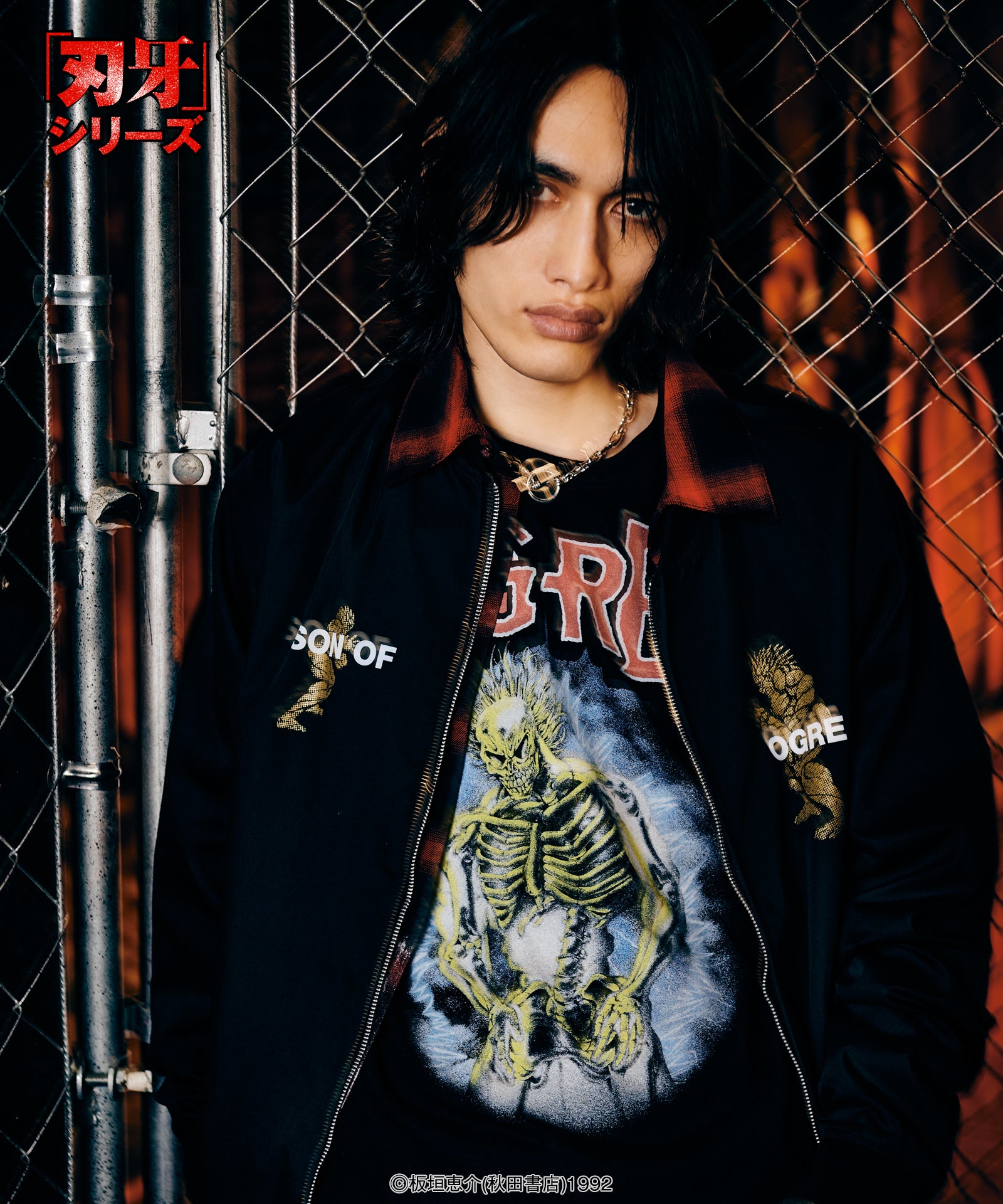 【新品未使用】sugar by yuu Silky Blouson ブルゾン GB0325/BK01 : Baki ＆ Yujiro Blouson / バキ＆ユウジロウブルゾン