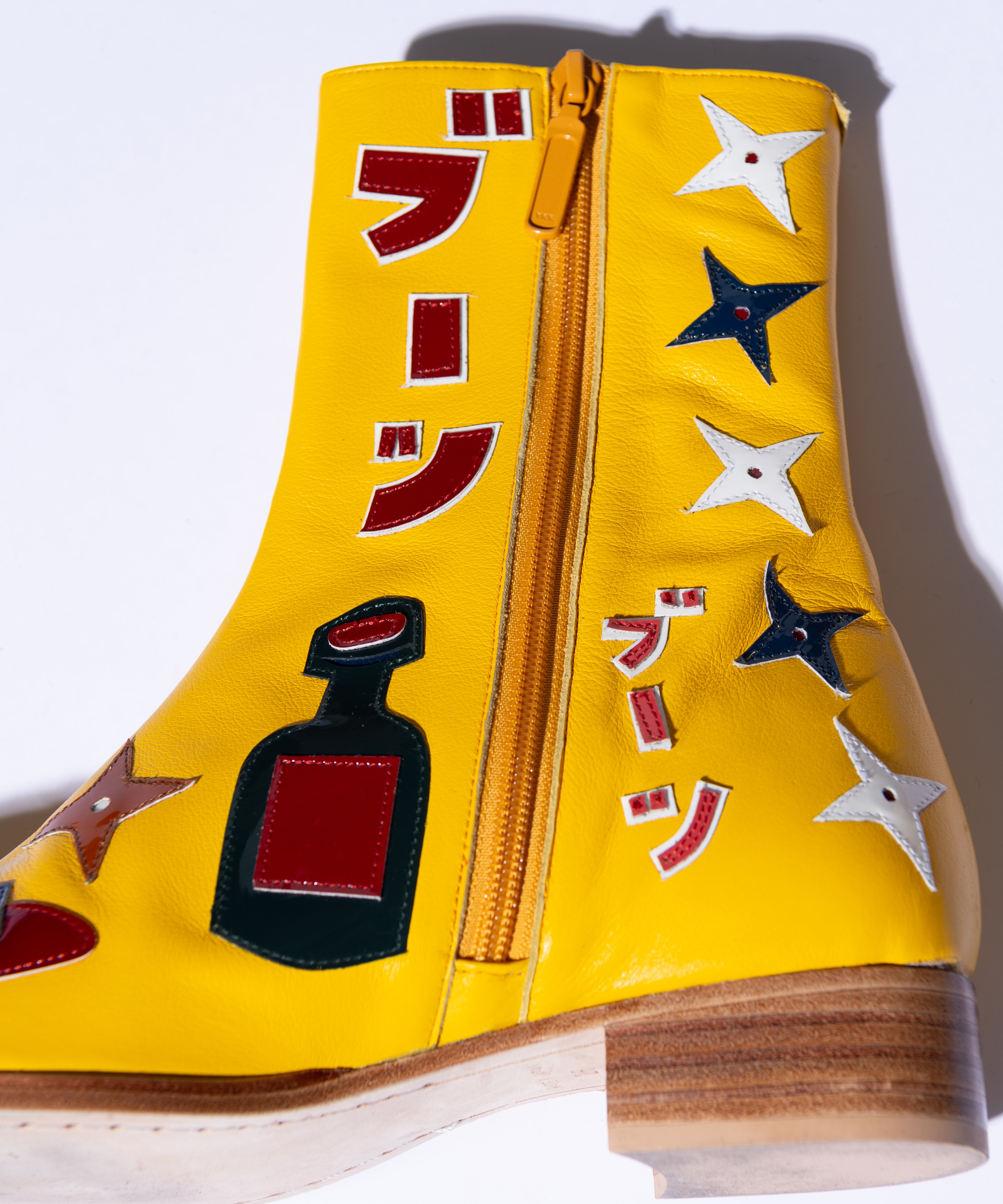 GB0425/KI01 : Kiyoshiro Patch Boots / キヨシローパッチブーツ