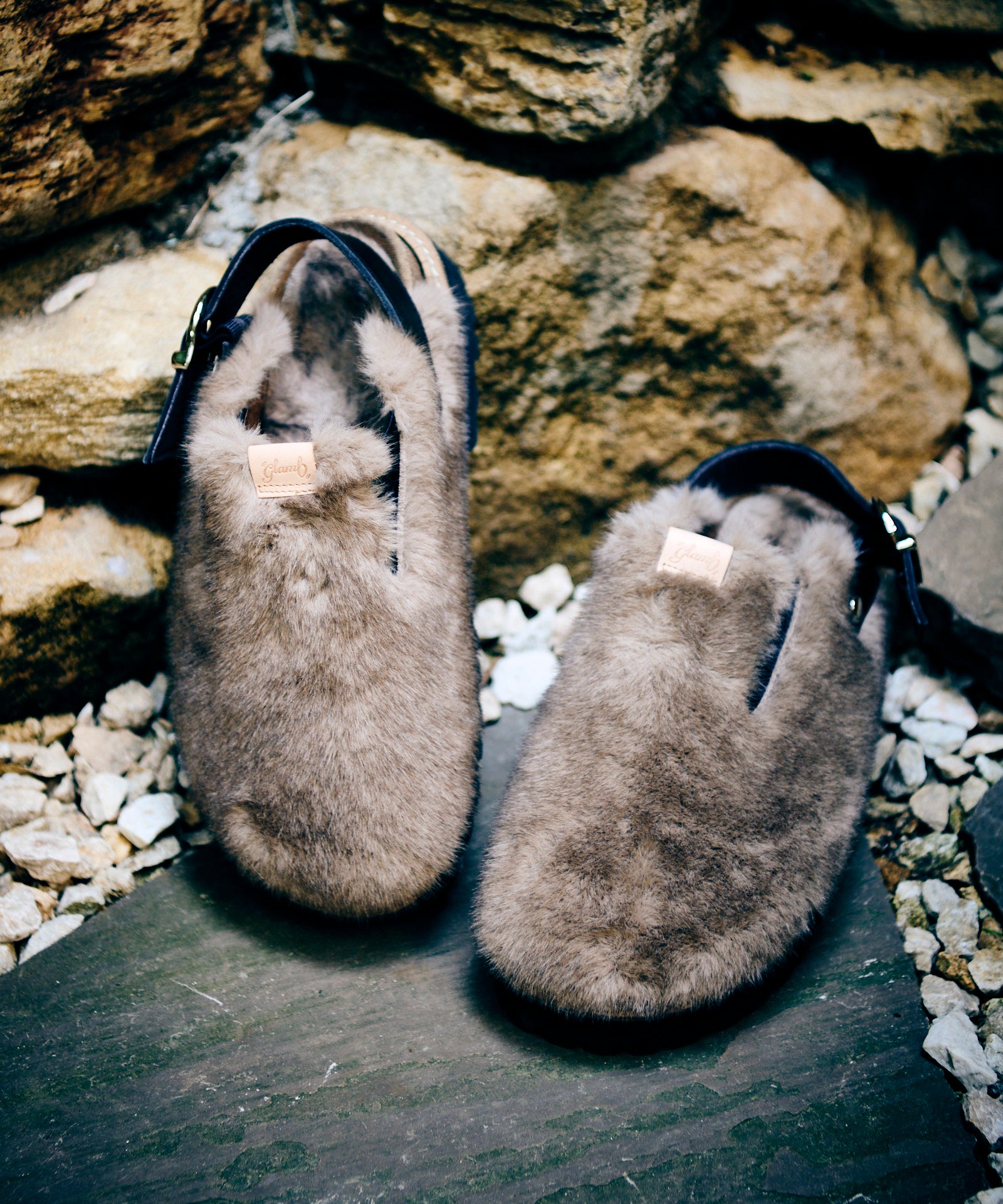 Fur Clog Sandals / Fur Clog Sandals