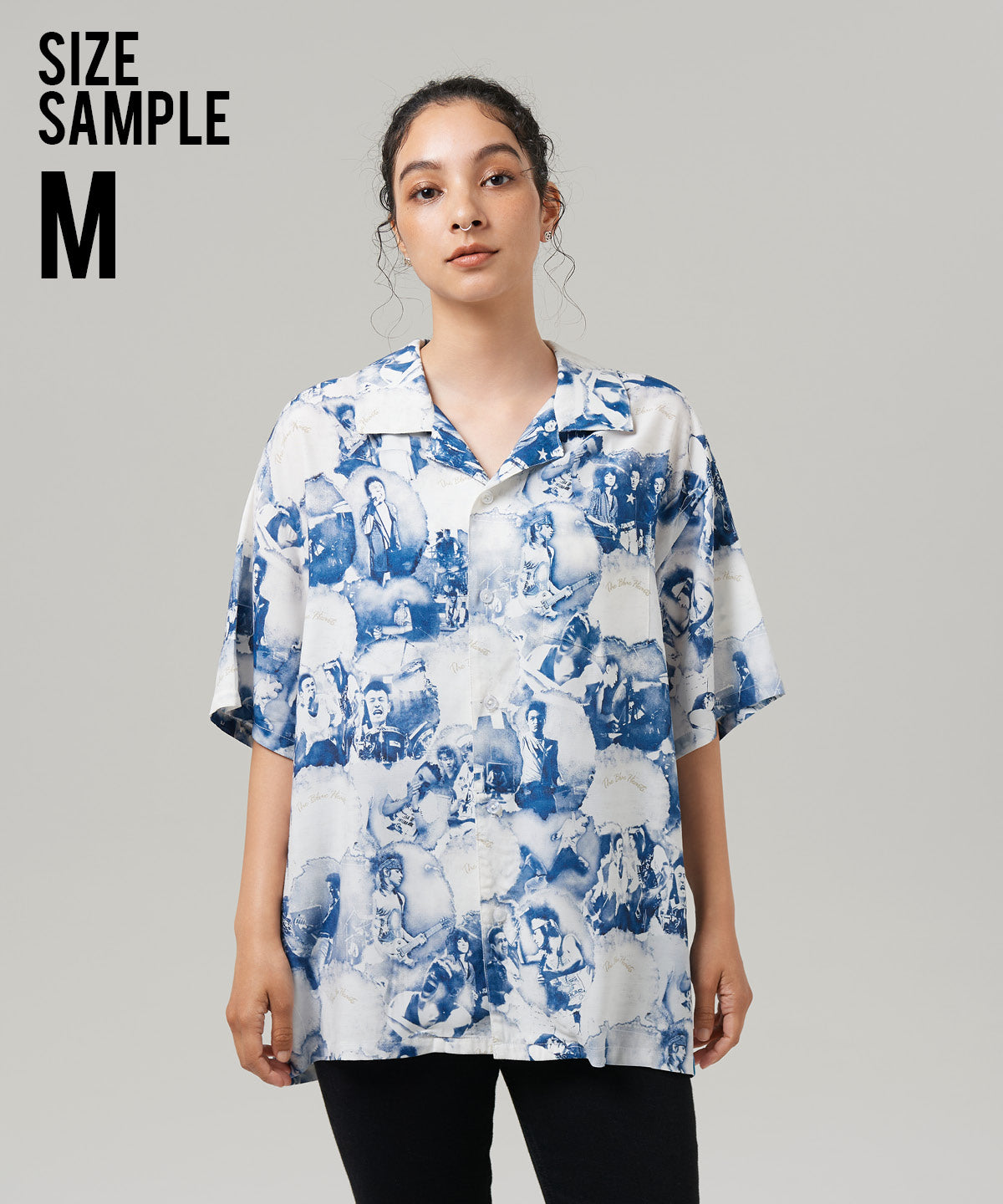 はっぱ：[glamb]The Blue HeartsTシャツ 新品未開封 予約完売)glamb THE BLUE HEARTS Open Collar Shirt / ザ