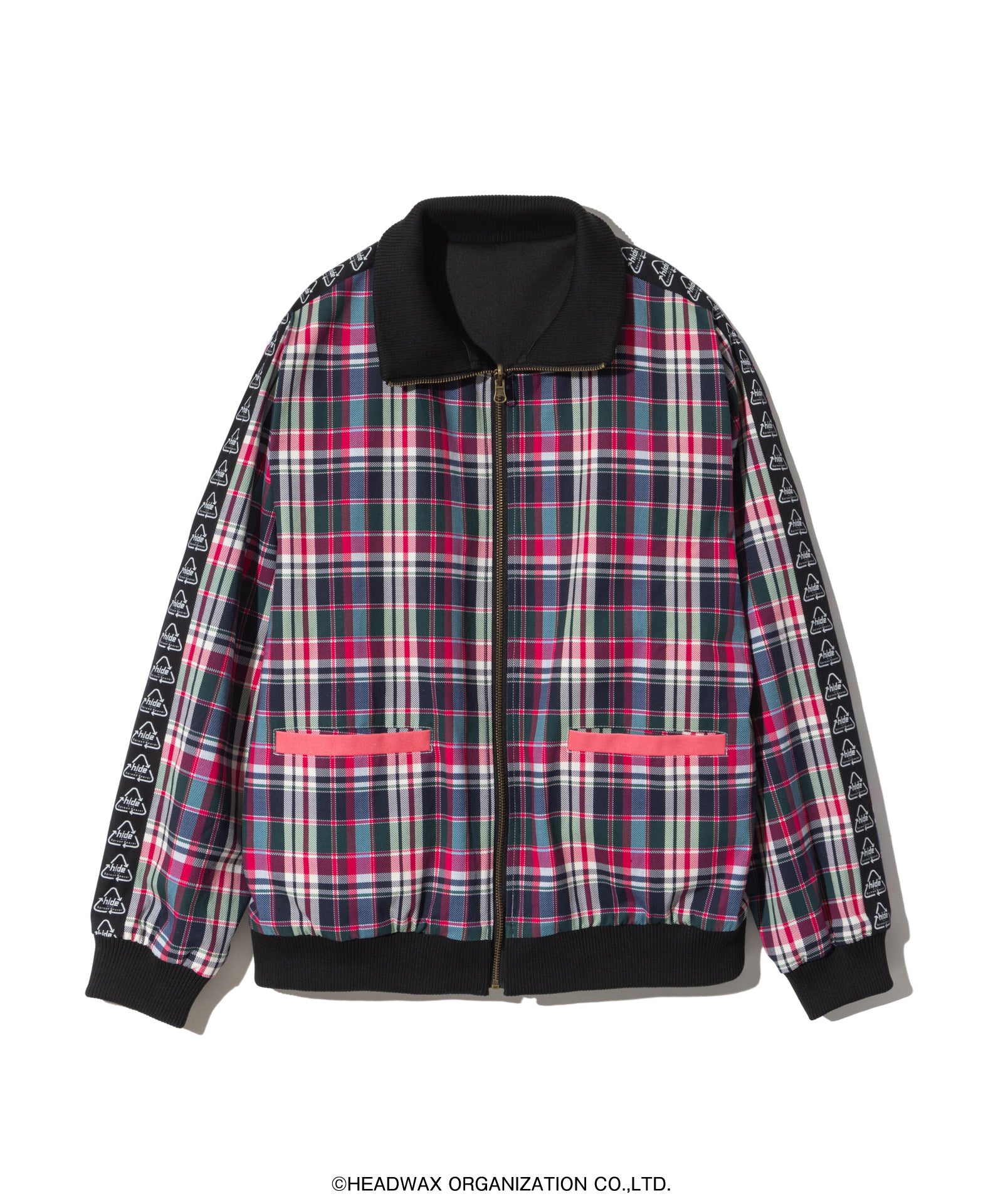 GB0226/HD03 : hide Check Track Jacket | glamb Online Store