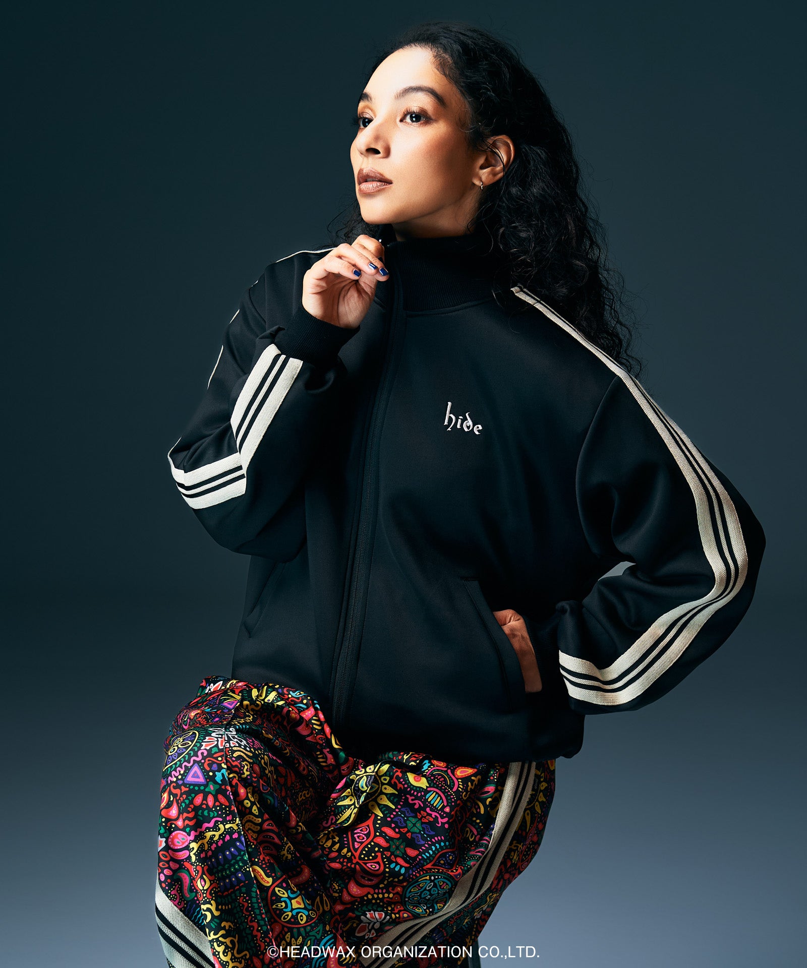 GB0226/HD06 : hide Paint Track Jacket | glamb Online Store
