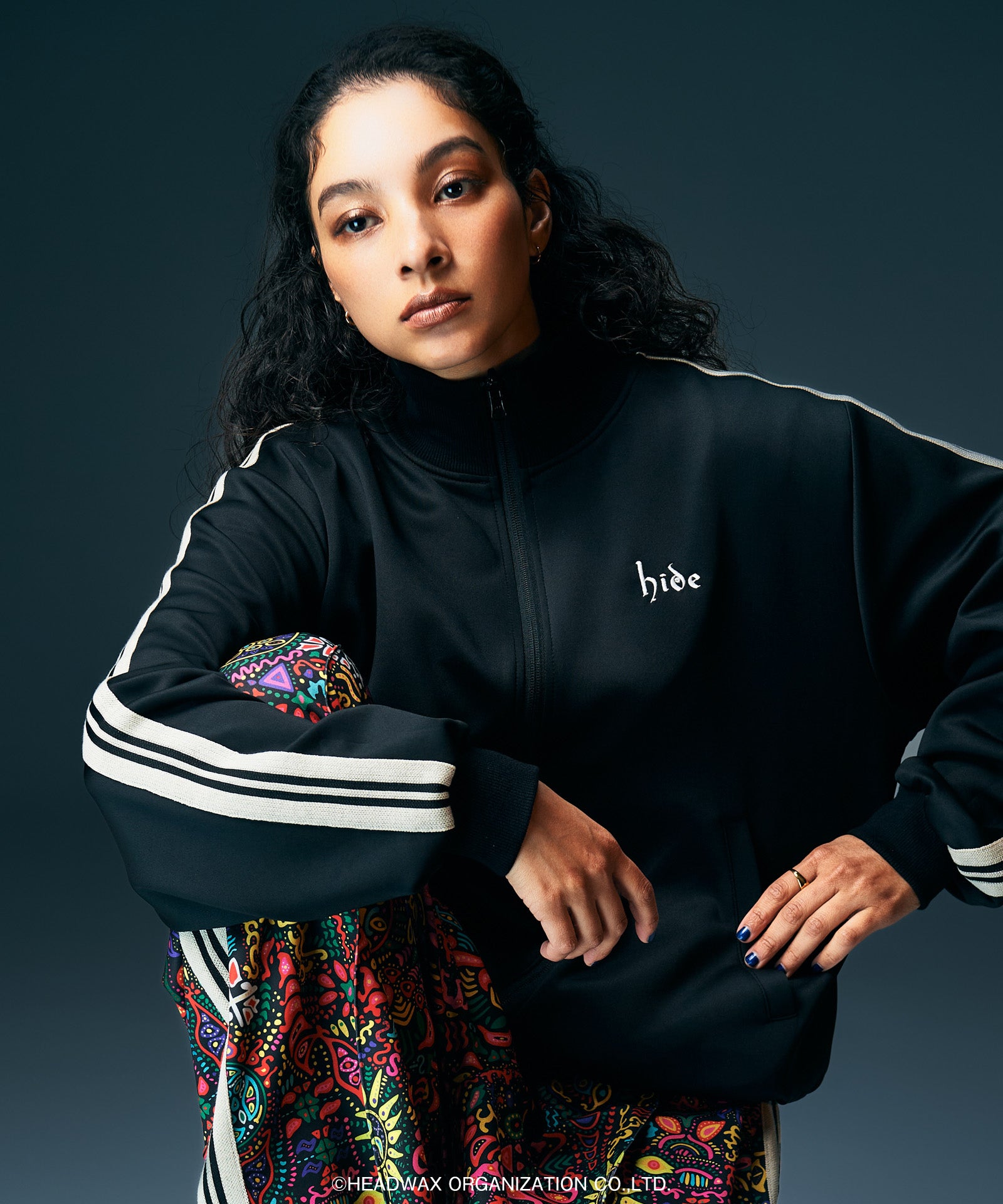 GB0226/HD06 : hide Paint Track Jacket | glamb Online Store