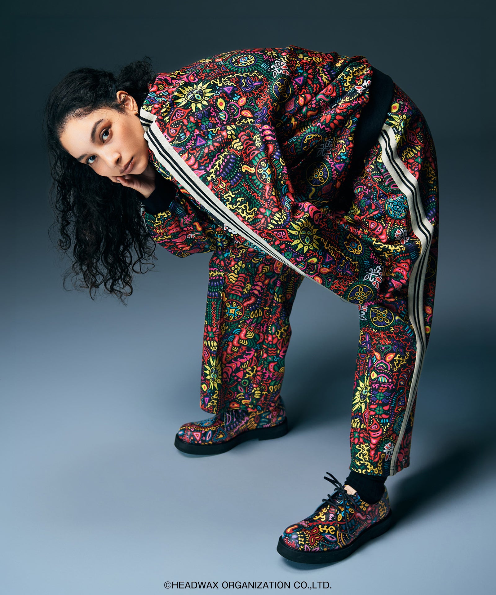 【激レア】 トラックジャケット パンチング素材 クレイジーパターン GB0226/HD07 : hide Paint Track Pants | glamb Online Store