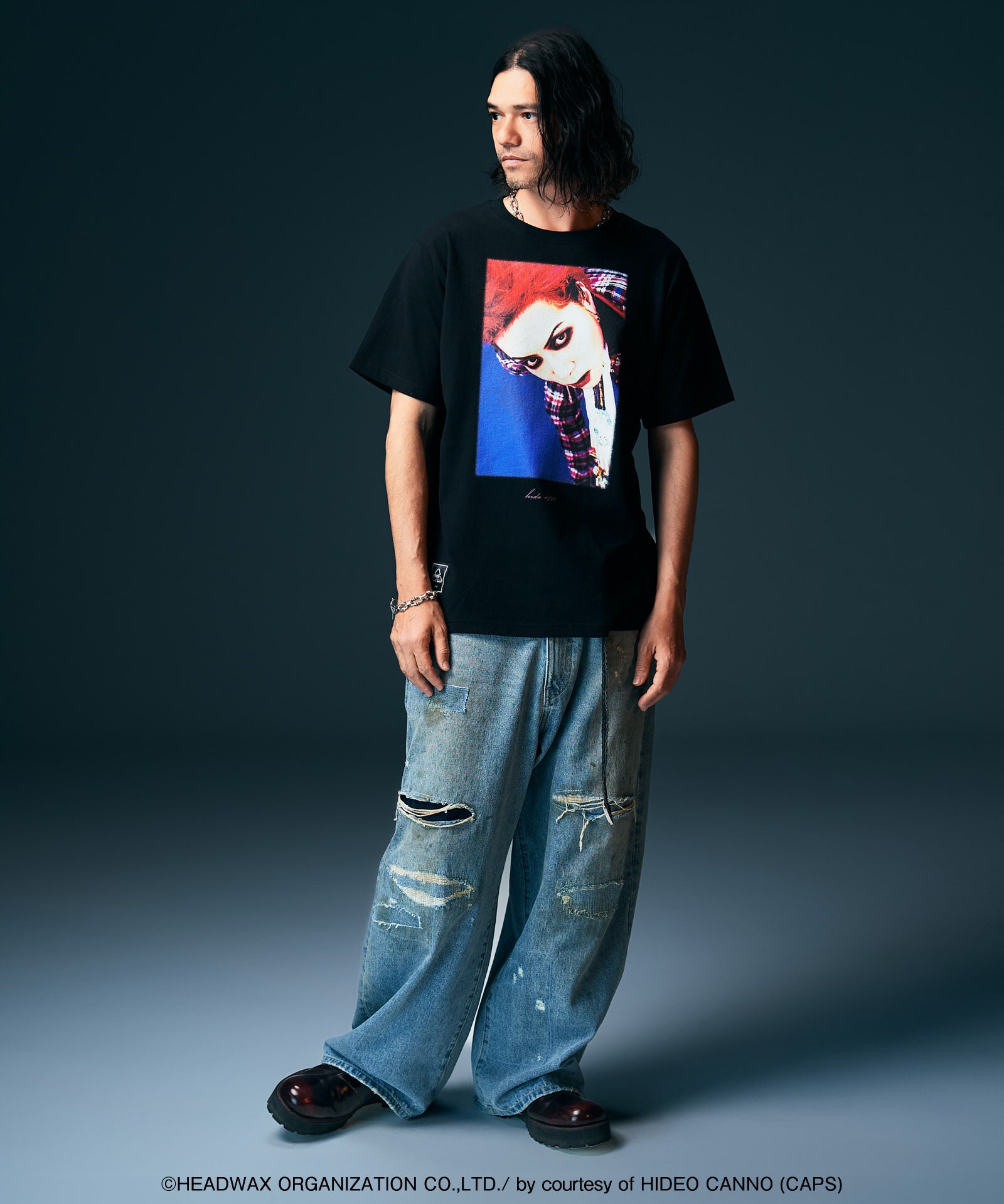 GB0226/HD08 : hide Check Suit T-Shirt | glamb Online Store