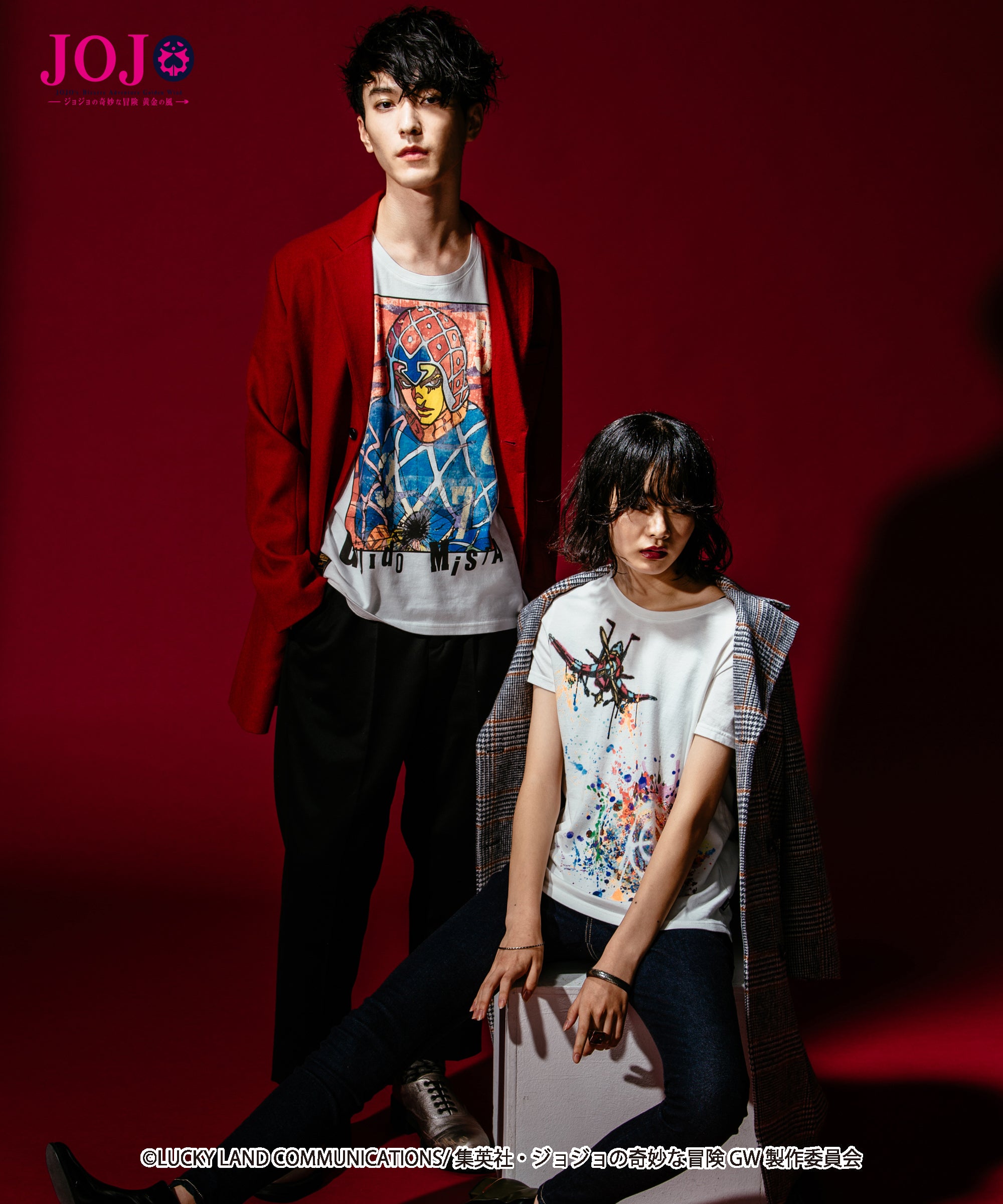 ジョジョ　グイード・ミスタ　Tシャツ　Mサイズ　新品未開封 GB0318/JJ05 : Guido Mista T / グイード・ミスタTシャツ | glamb