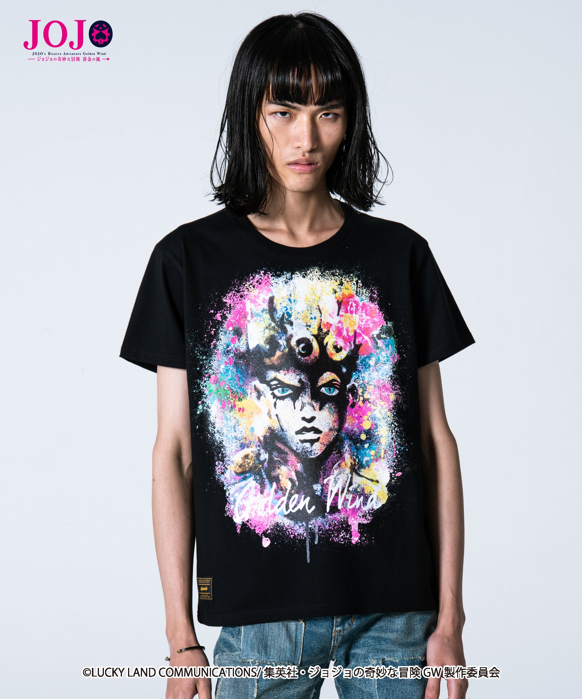 GB0318/JJ01 : Giorno Giovanna T / ジョルノ・ジョバァーナTシャツ