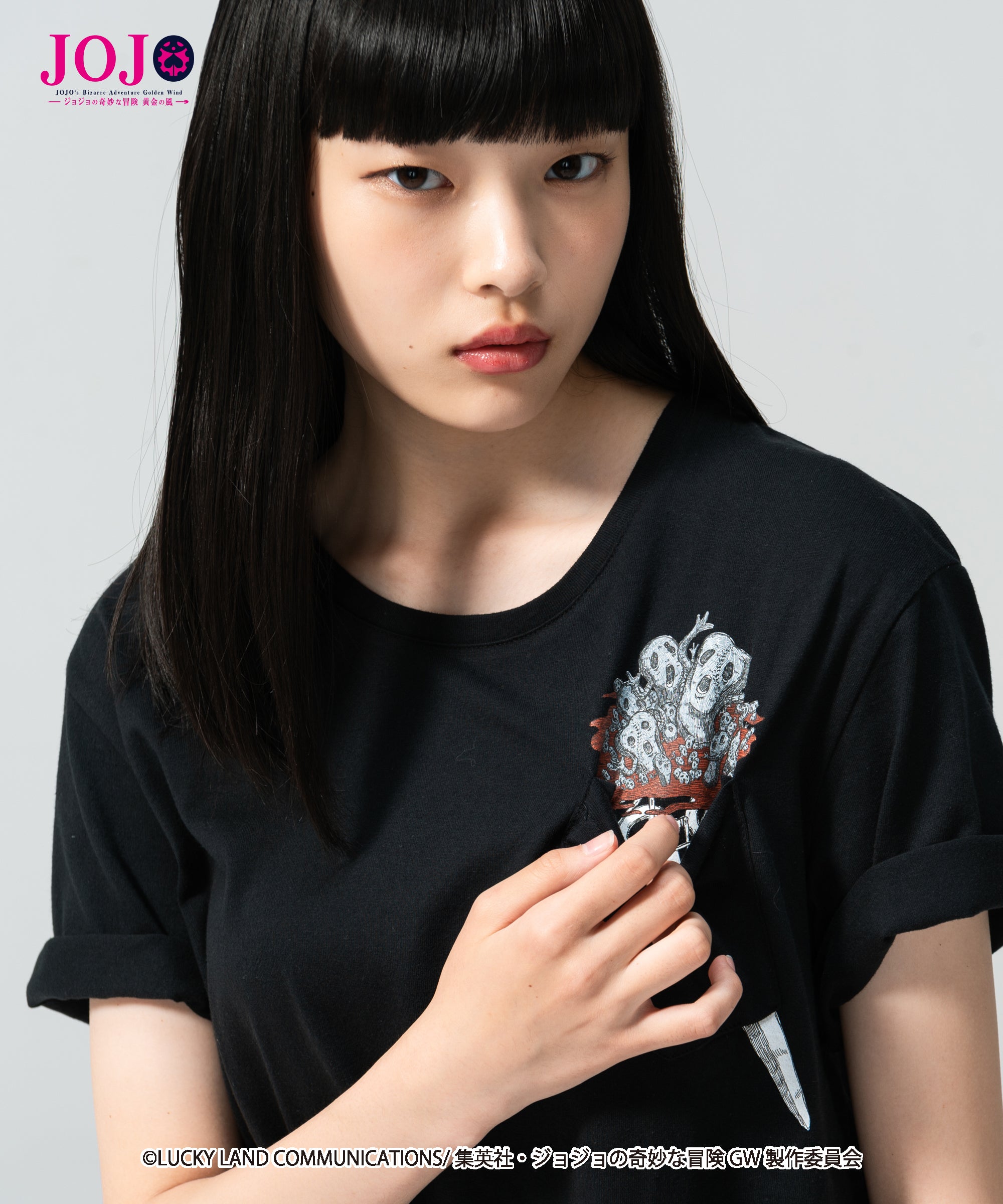 GB0120/JJ04 : Risotto Nero's stand pocket T / リゾットネエロズ