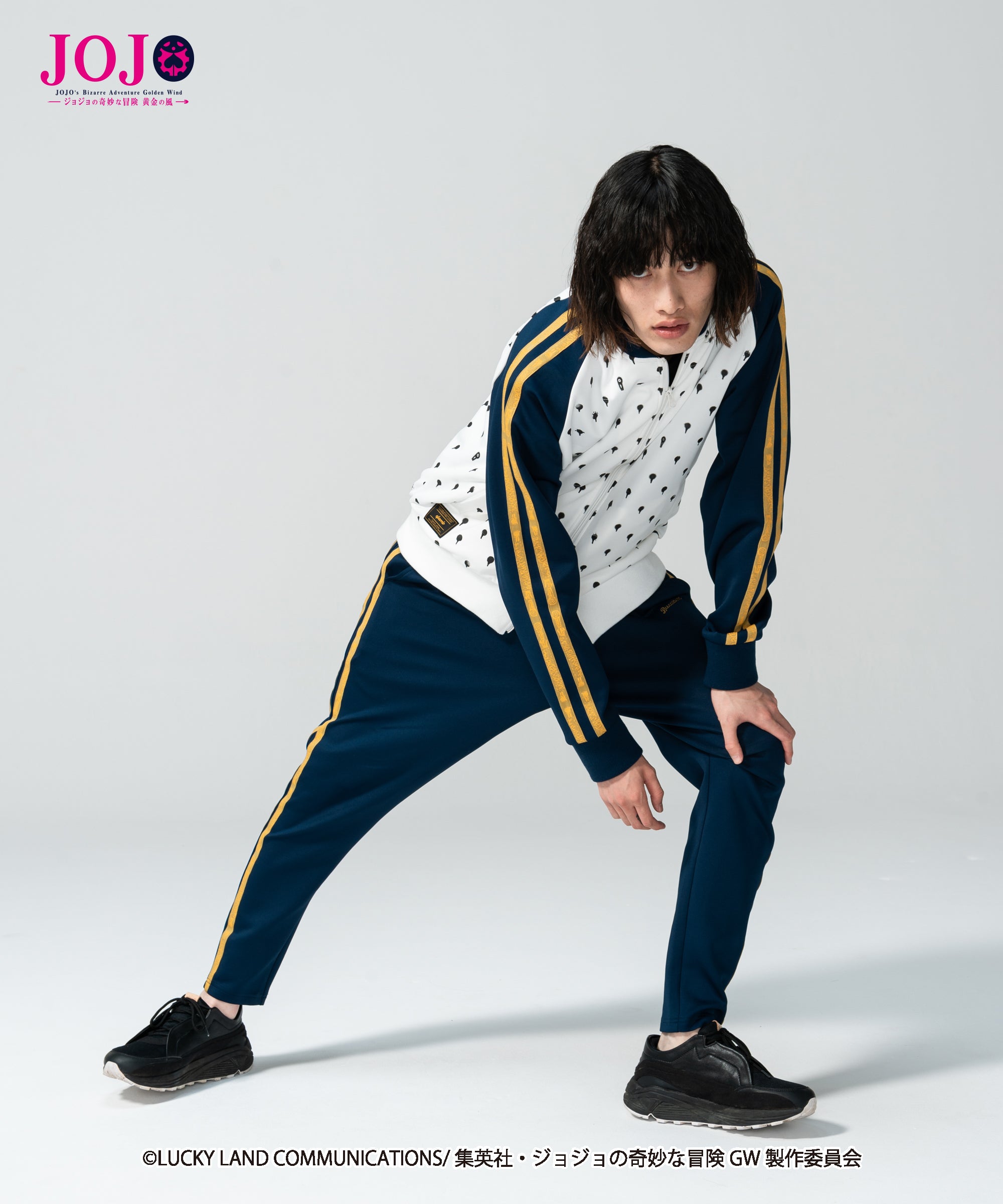 glamb×ジョジョの奇妙な冒険 ブチャラティ ジャージ 上下セット グラム 0 GB0120/JJ06 : Bruno Bucciarati jersey / ブローノブチャラティ