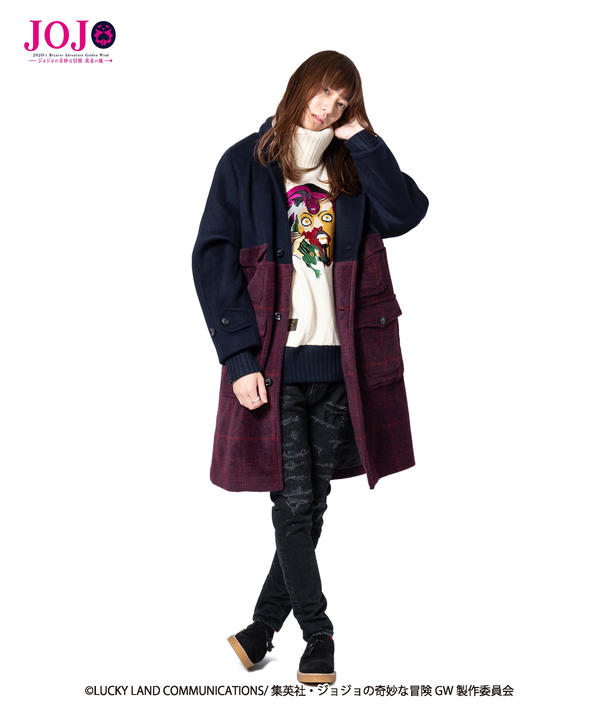 GB0120/JJ09 : Vinegar Doppio turtle knit / ヴィネガー