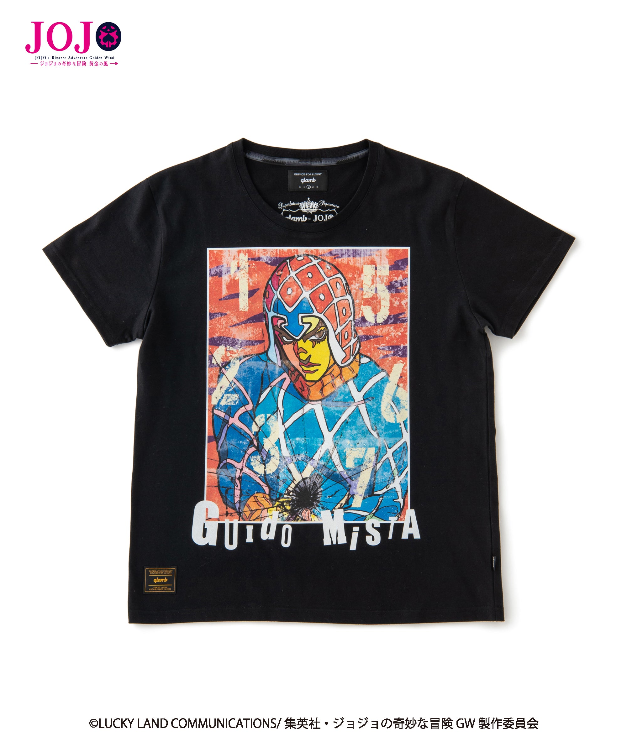 ジョジョ グイード ミスタ Tシャツ GB0318/JJ05 : Guido Mista T / グイード・ミスタTシャツ – glamb
