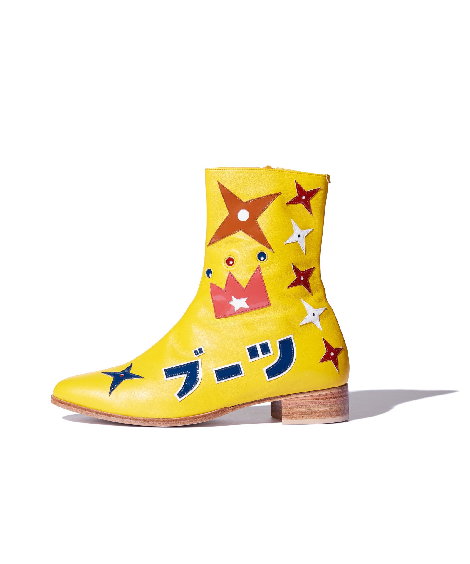GB0425/KI01 : Kiyoshiro Patch Boots / キヨシローパッチブーツ