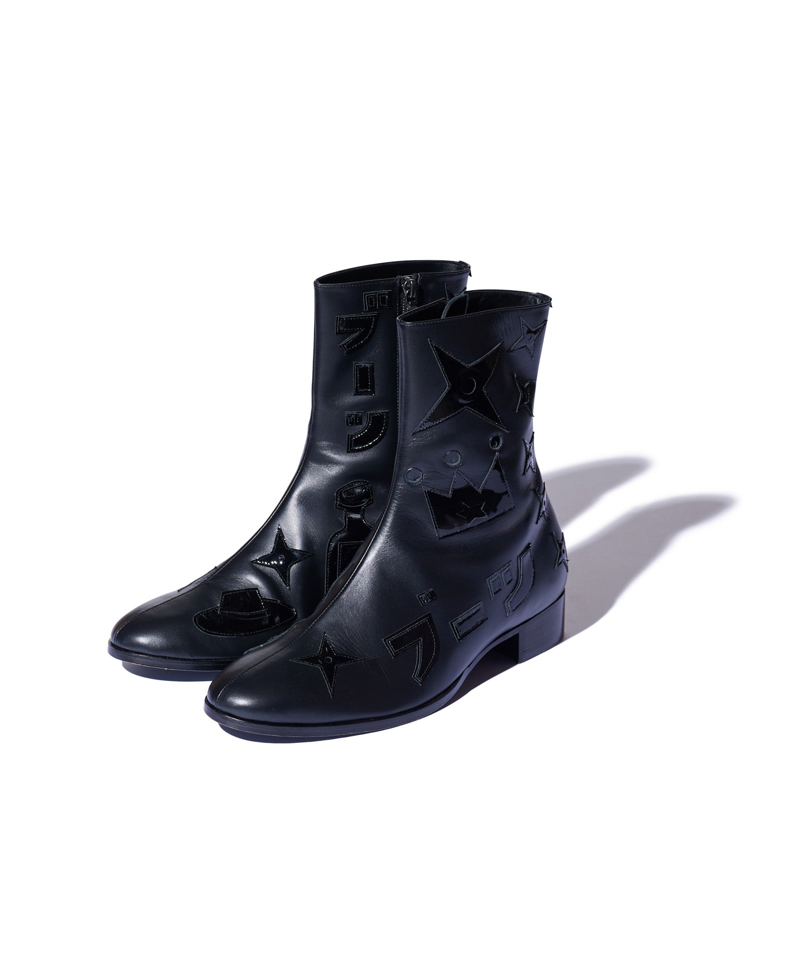 GB0425/KI01 : Kiyoshiro Patch Boots / キヨシローパッチブーツ