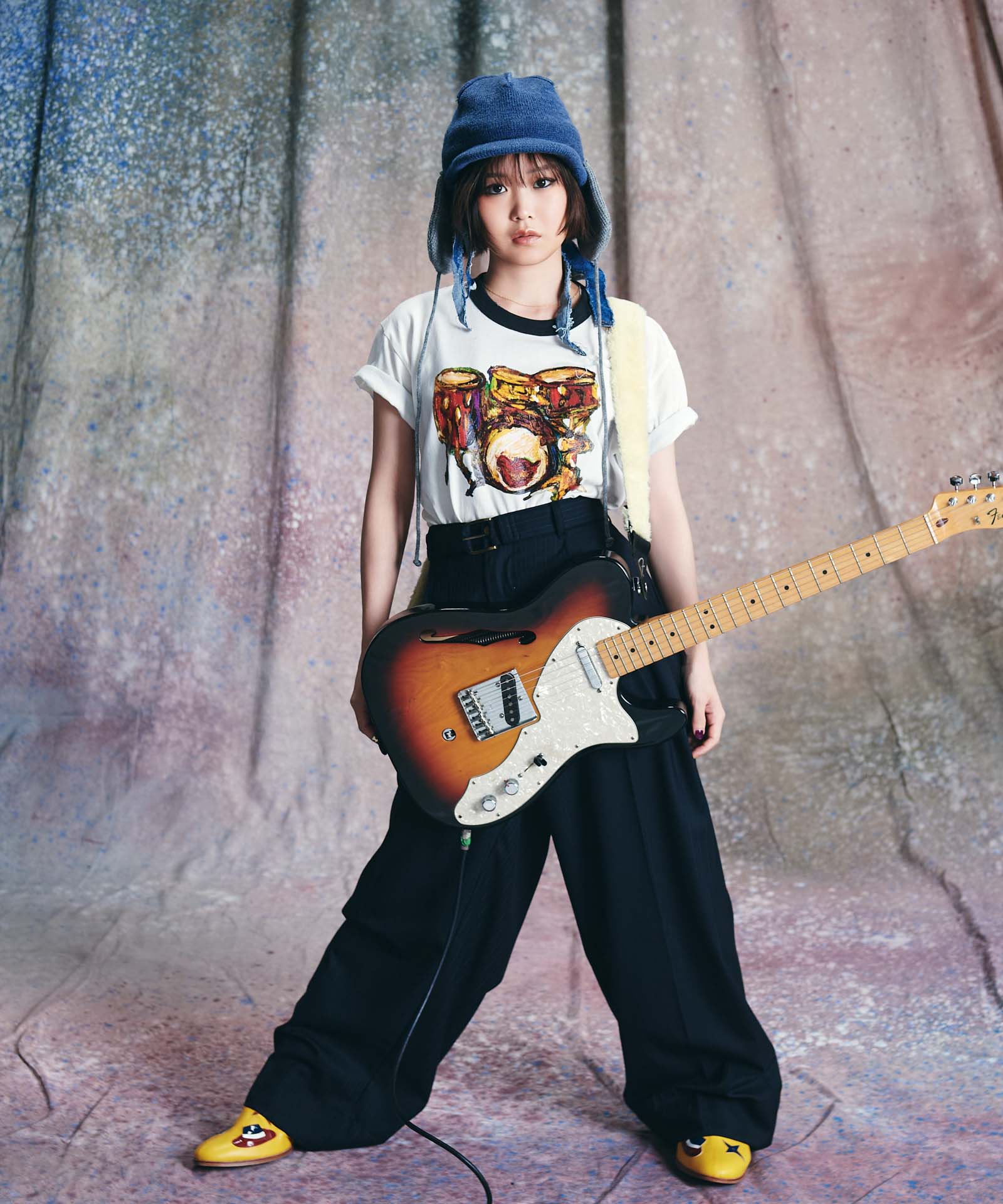 GB0425/KI04 : Kiyoshiro Drummers T-Shirt / キヨシロー