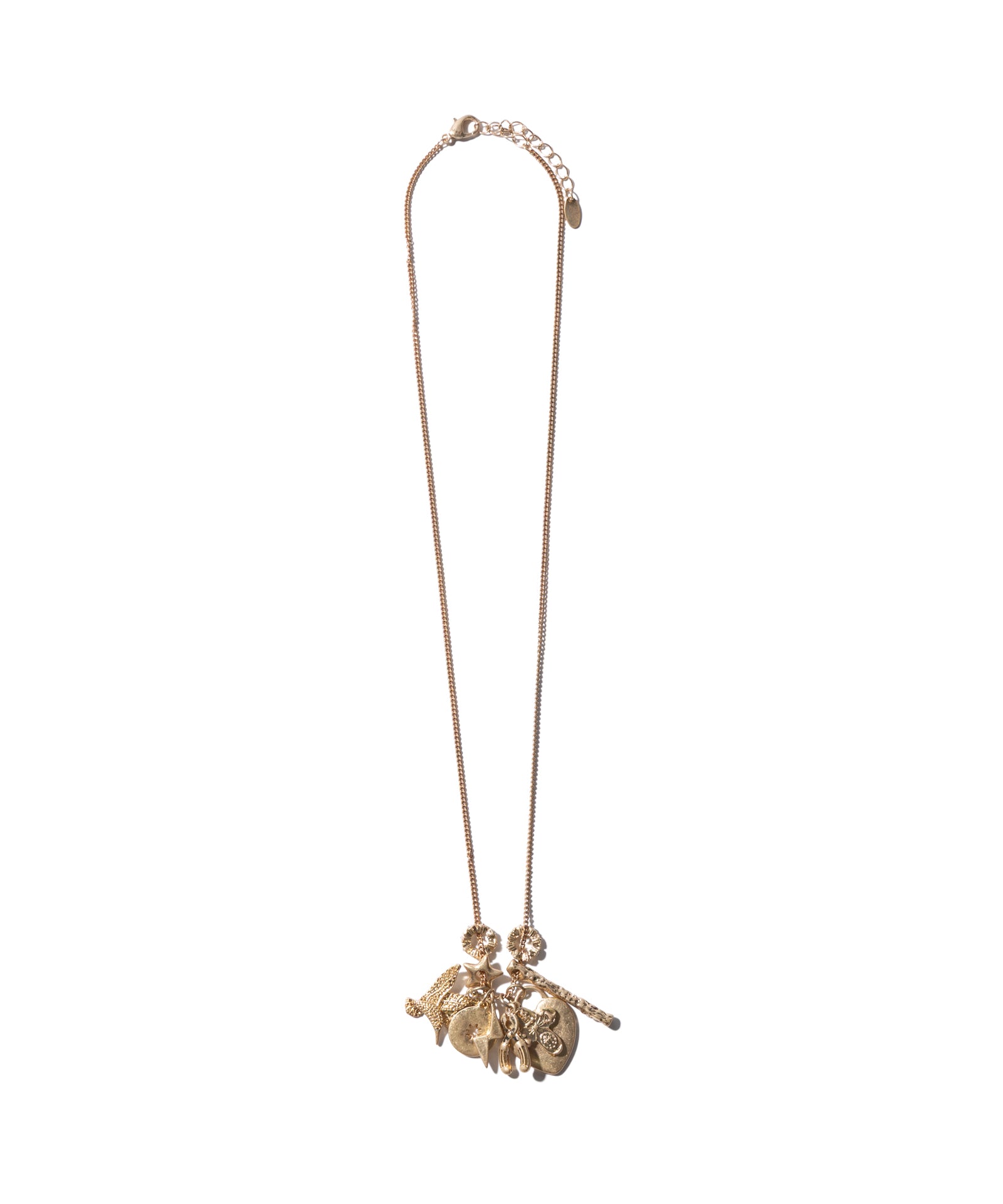 GB0425/AC11 : Multi Charm Necklace / マルチチャームネックレス