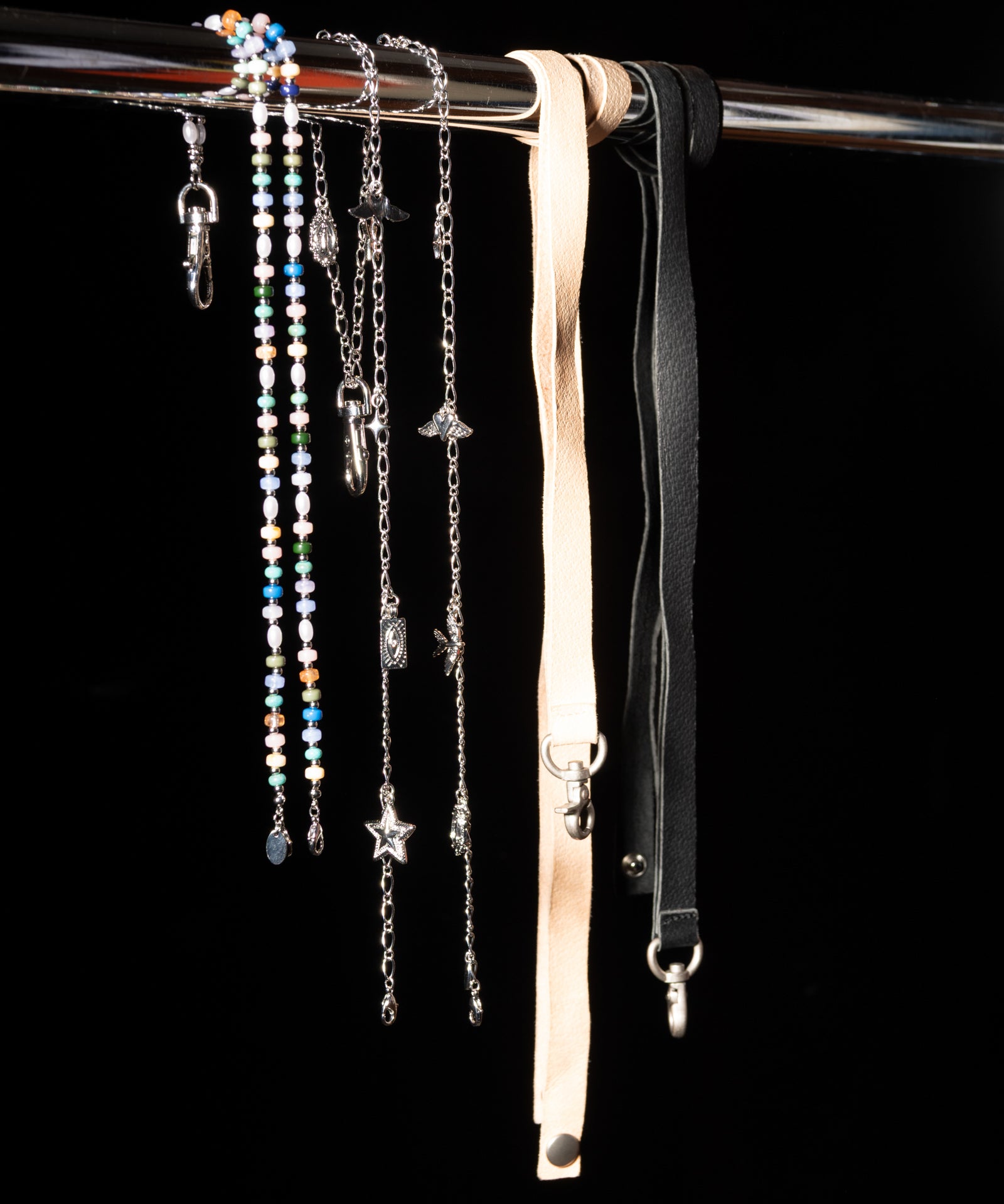 CHARLOT チェーンデザインストラップ GB0126/AC05 : Blow Charm Chain Strap / ブロウチャームチェーン
