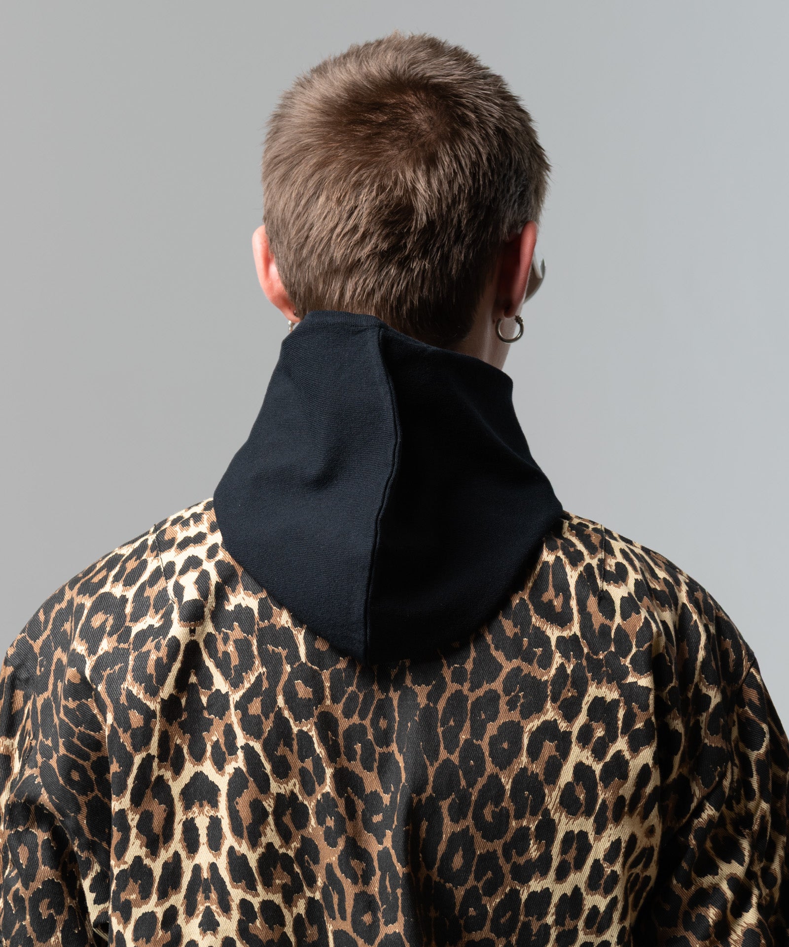 即完売品！ハンドニットフーディージャケット GB0326/CS05 : Paraffin Coated High Neck Hoodie / パラフィンコート