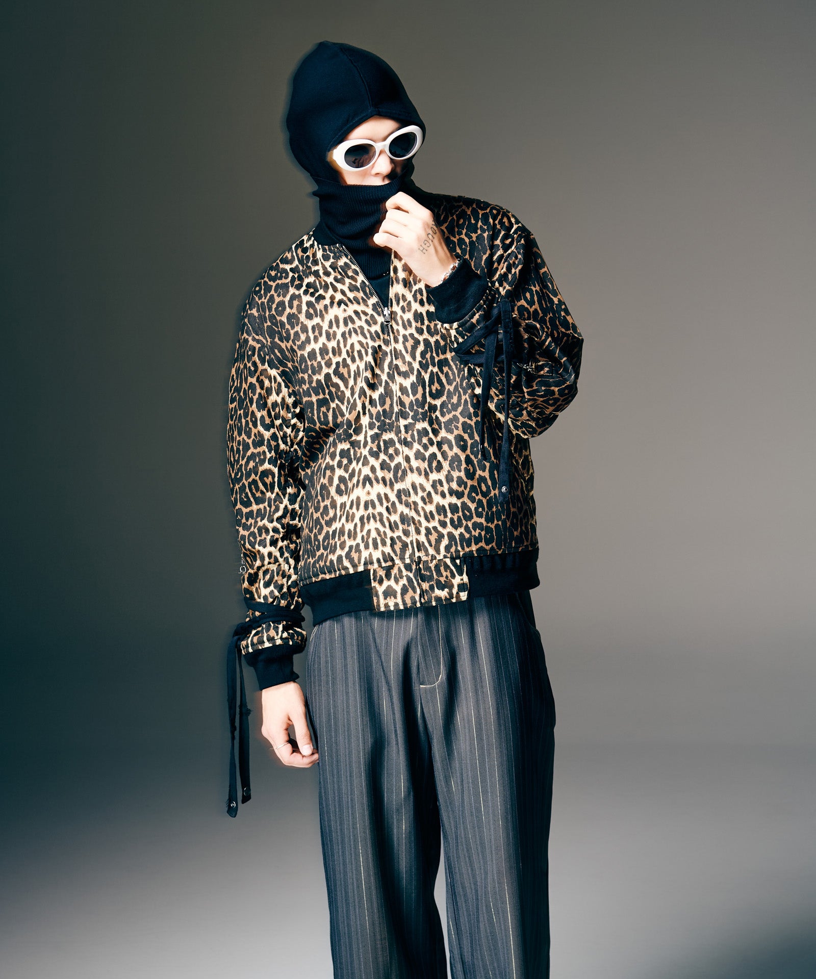 GB0126/AC07 : Knit Hoodie Snood / ニットフーディースヌード | glamb