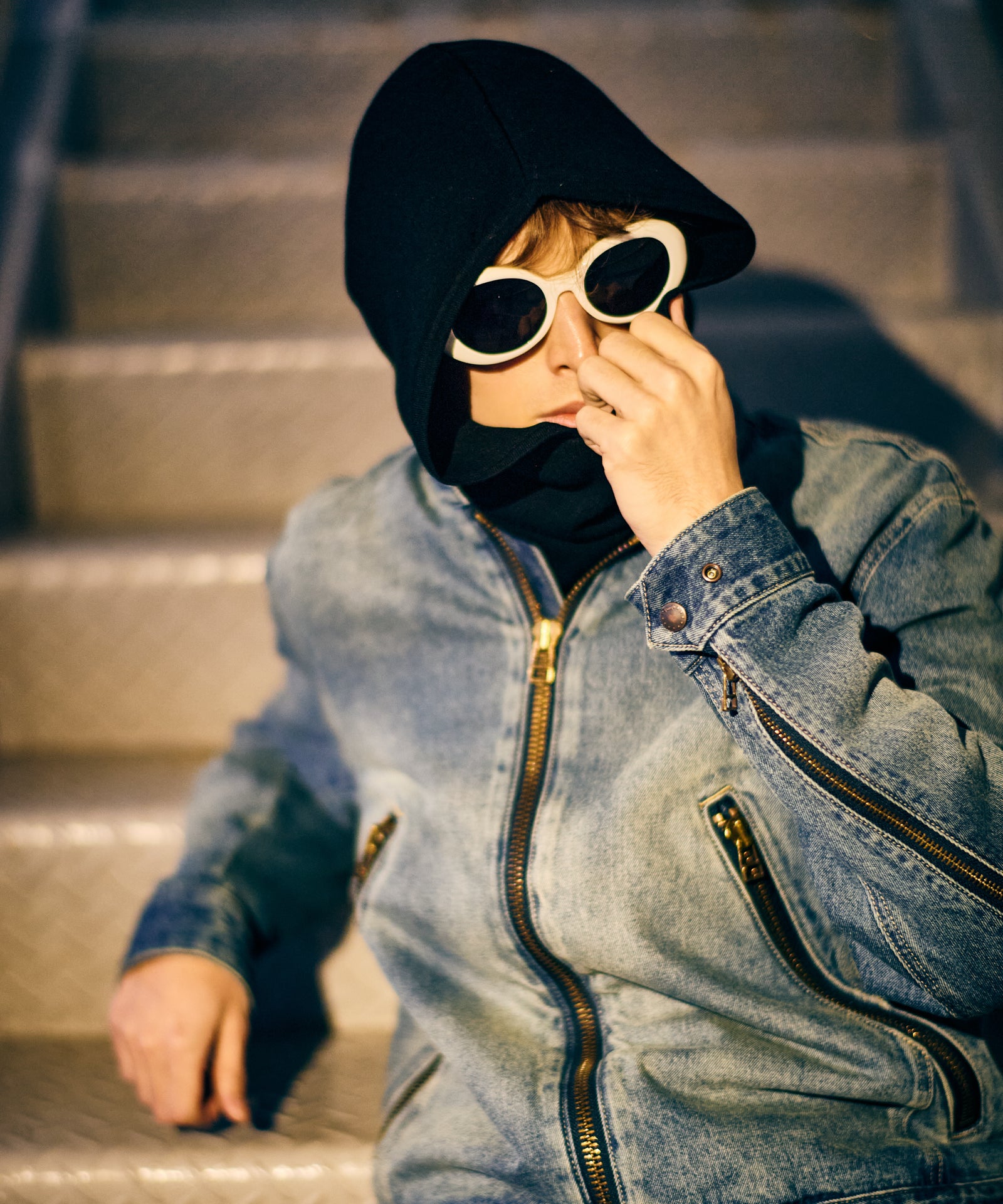 Knit Hoodie Snood / ニットフーディースヌード