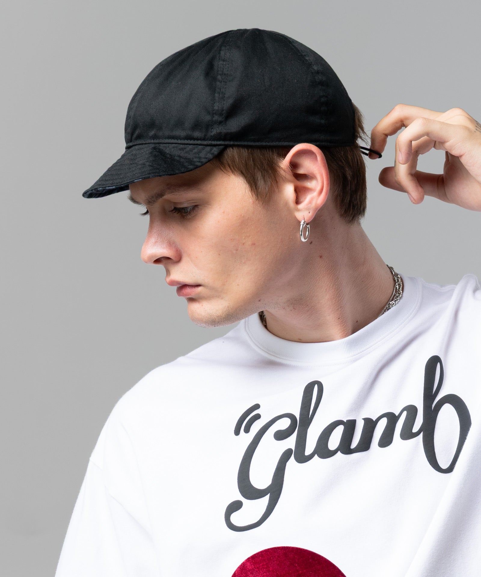 GB0126/CP03 : Reversible Short Brim Cap / リバーシブルショート
