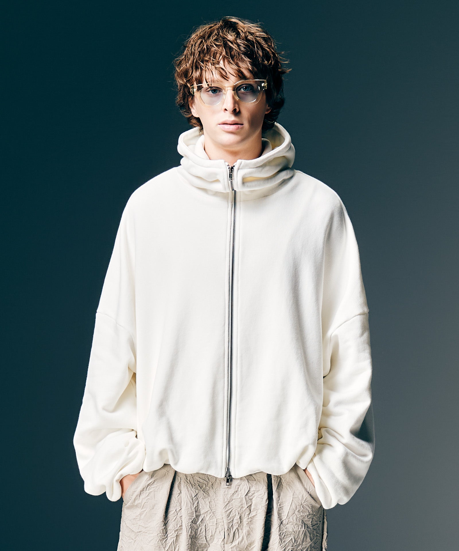 GB0126/CS03 : Balloon Zip Up Hoodie / バルーンジップアップ