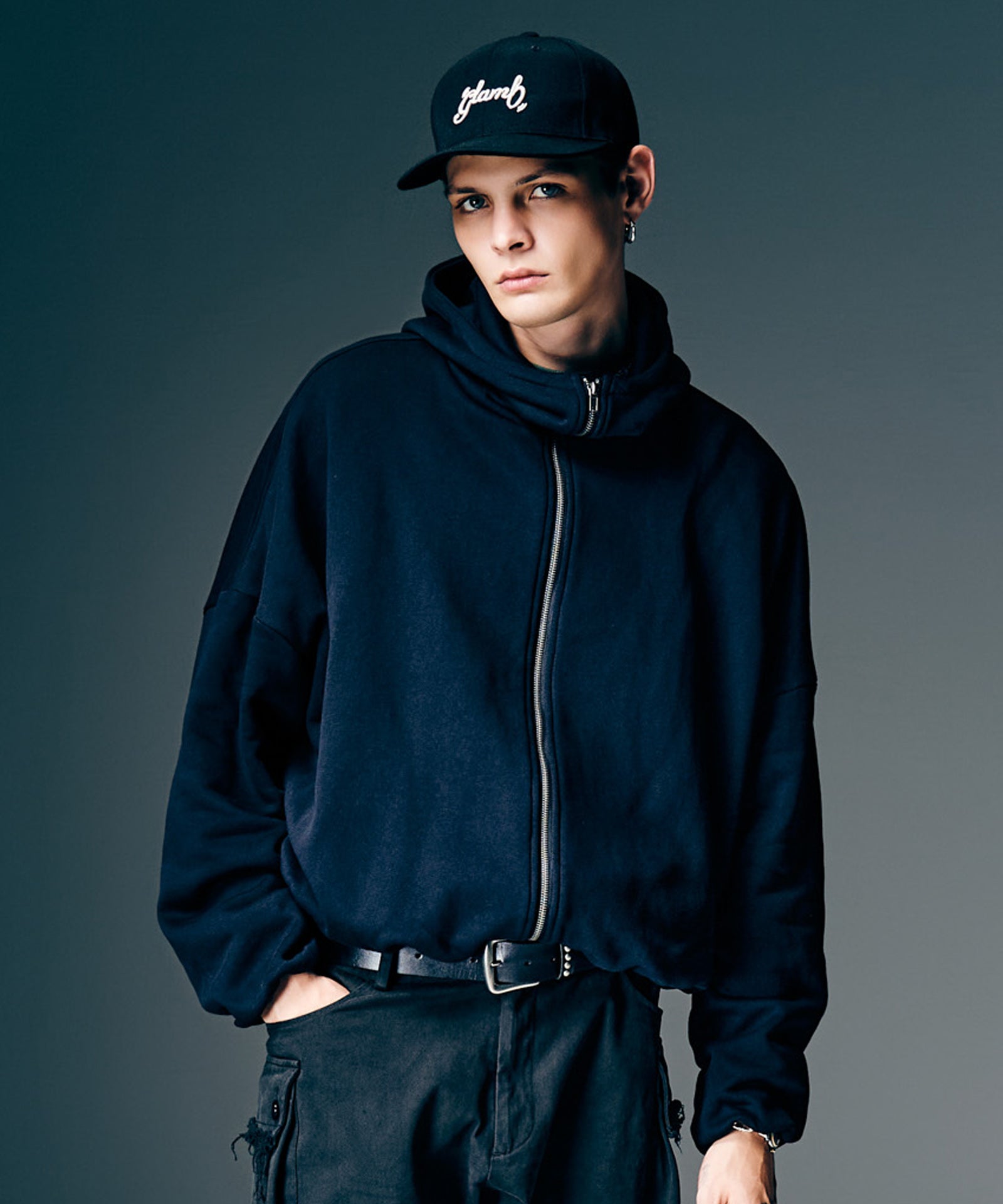 Balloon Zip Up Hoodie / バルーンジップアップフーディー