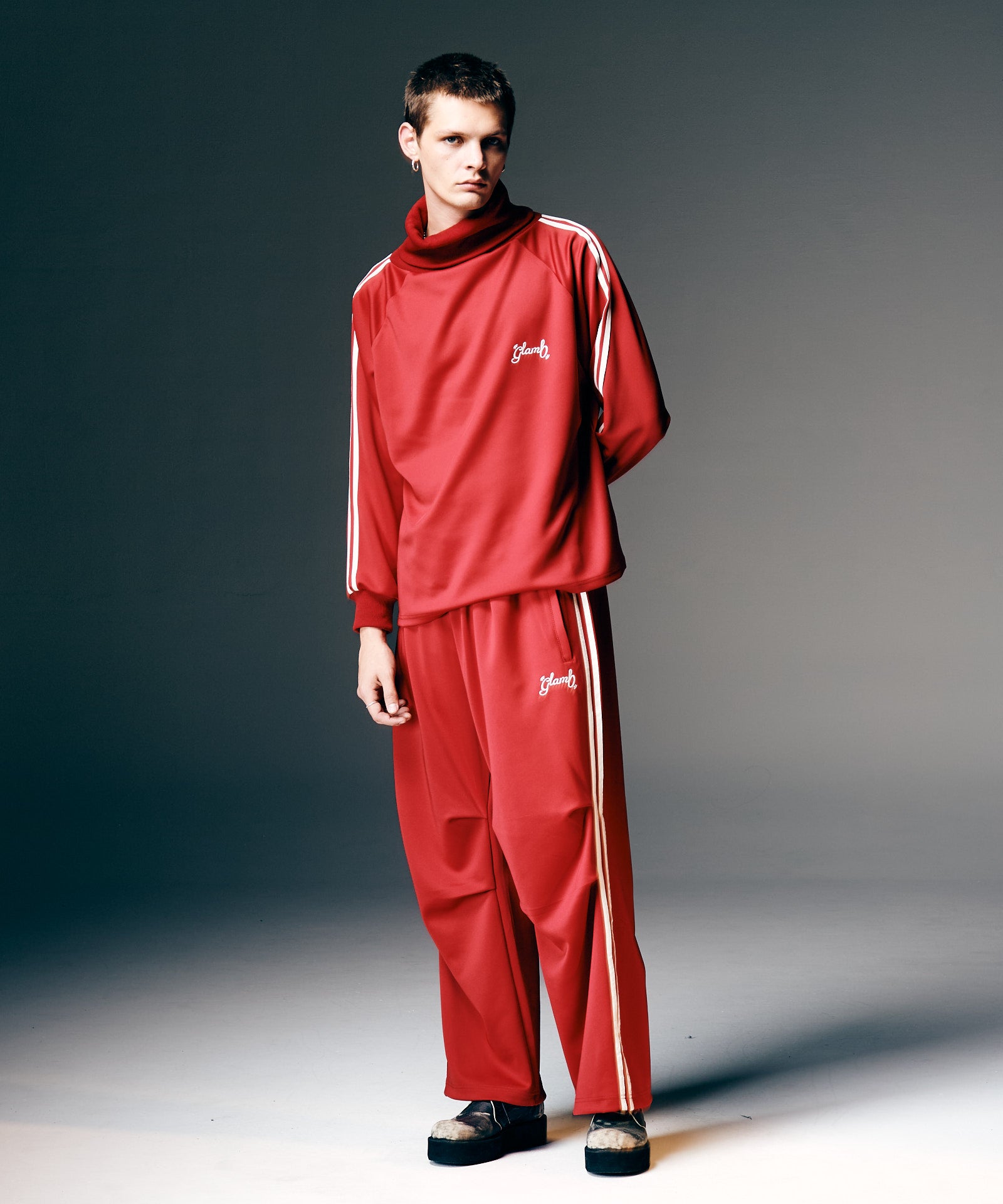 GB0126/CS04 : Turtleneck Jersey / タートルネックジャージ – glamb