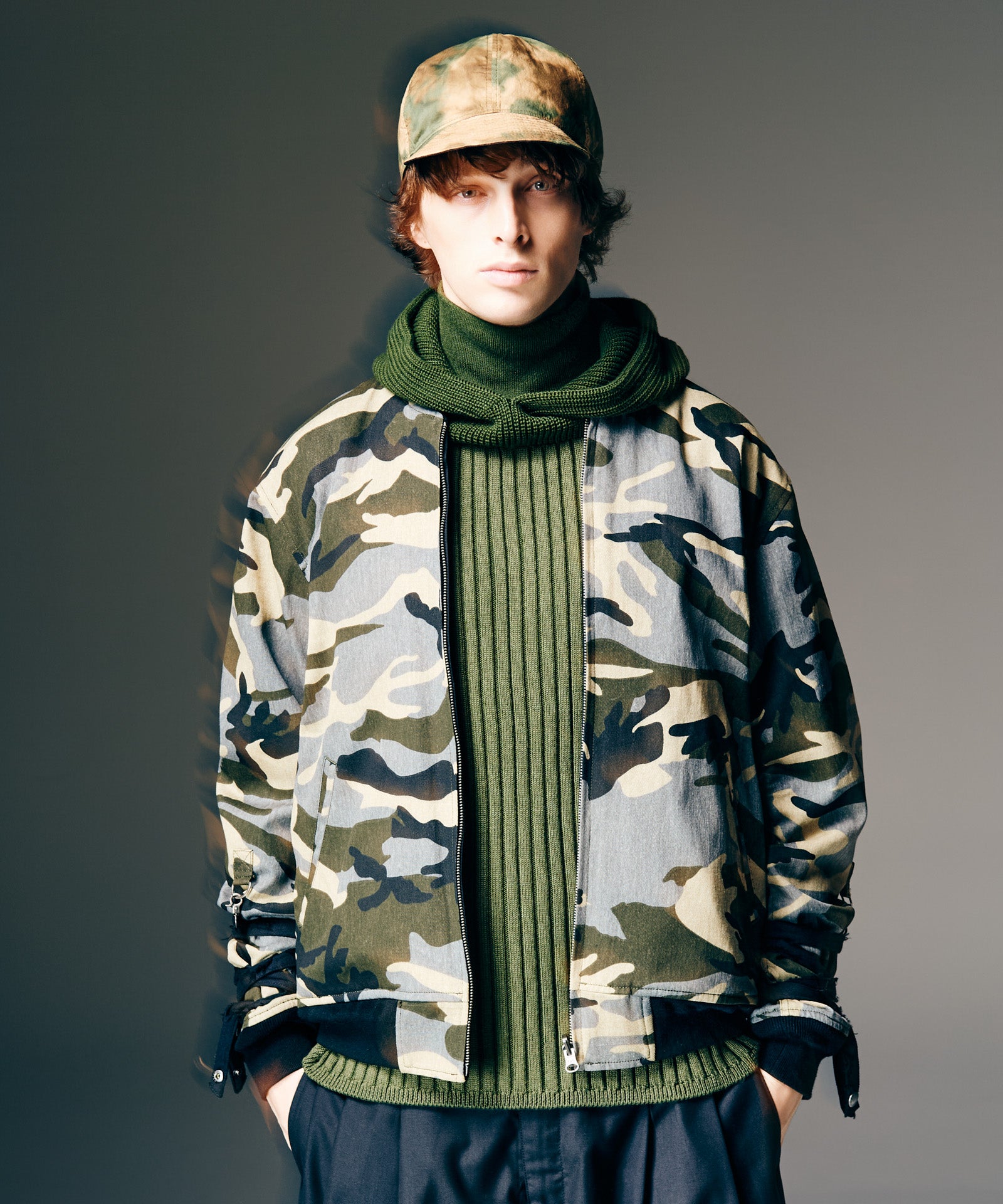 Camo Reversible H:186 / C:89 / W:71 / H:92 着用サイズ:M