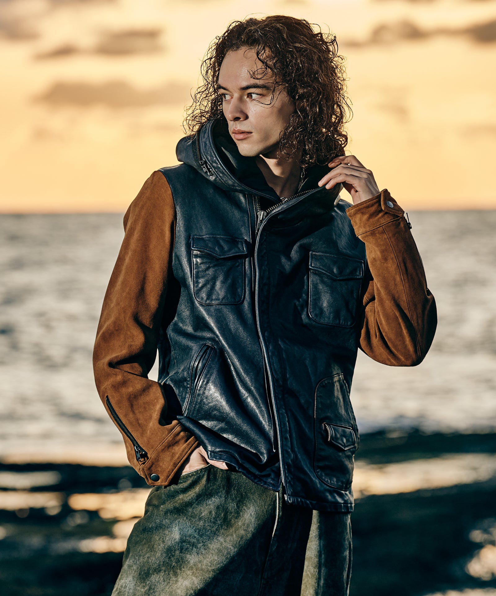 H:175 / C:83 / W:66 / H:87 着用サイズ:M