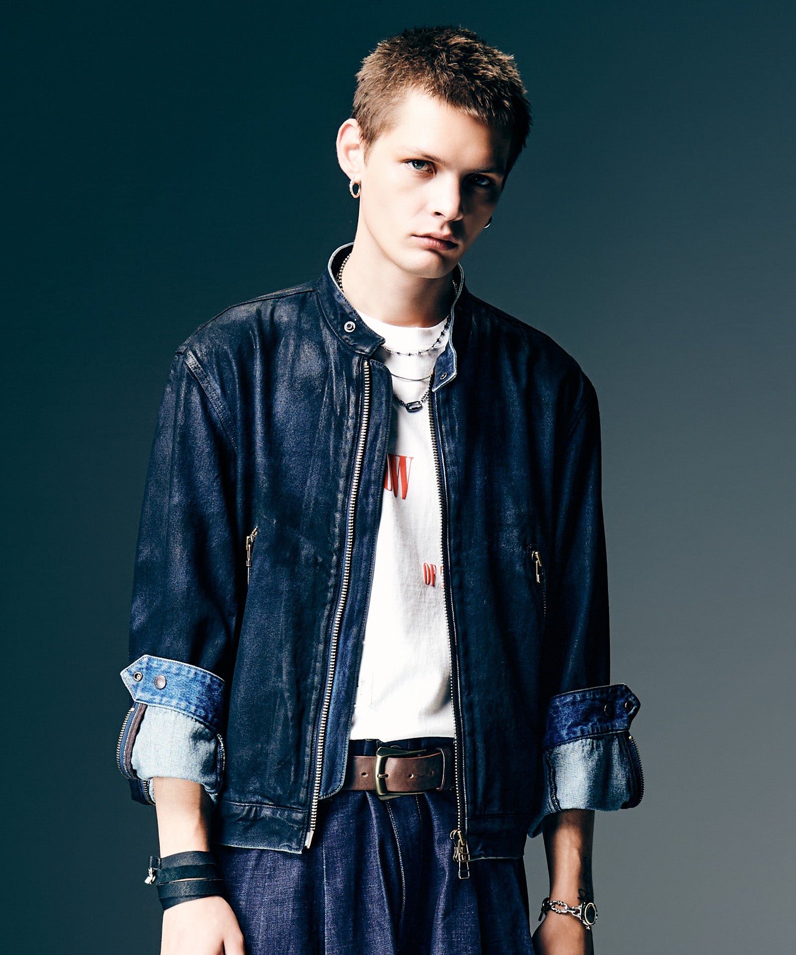 데님 라이더 재킷 / 데님 라이더 재킷