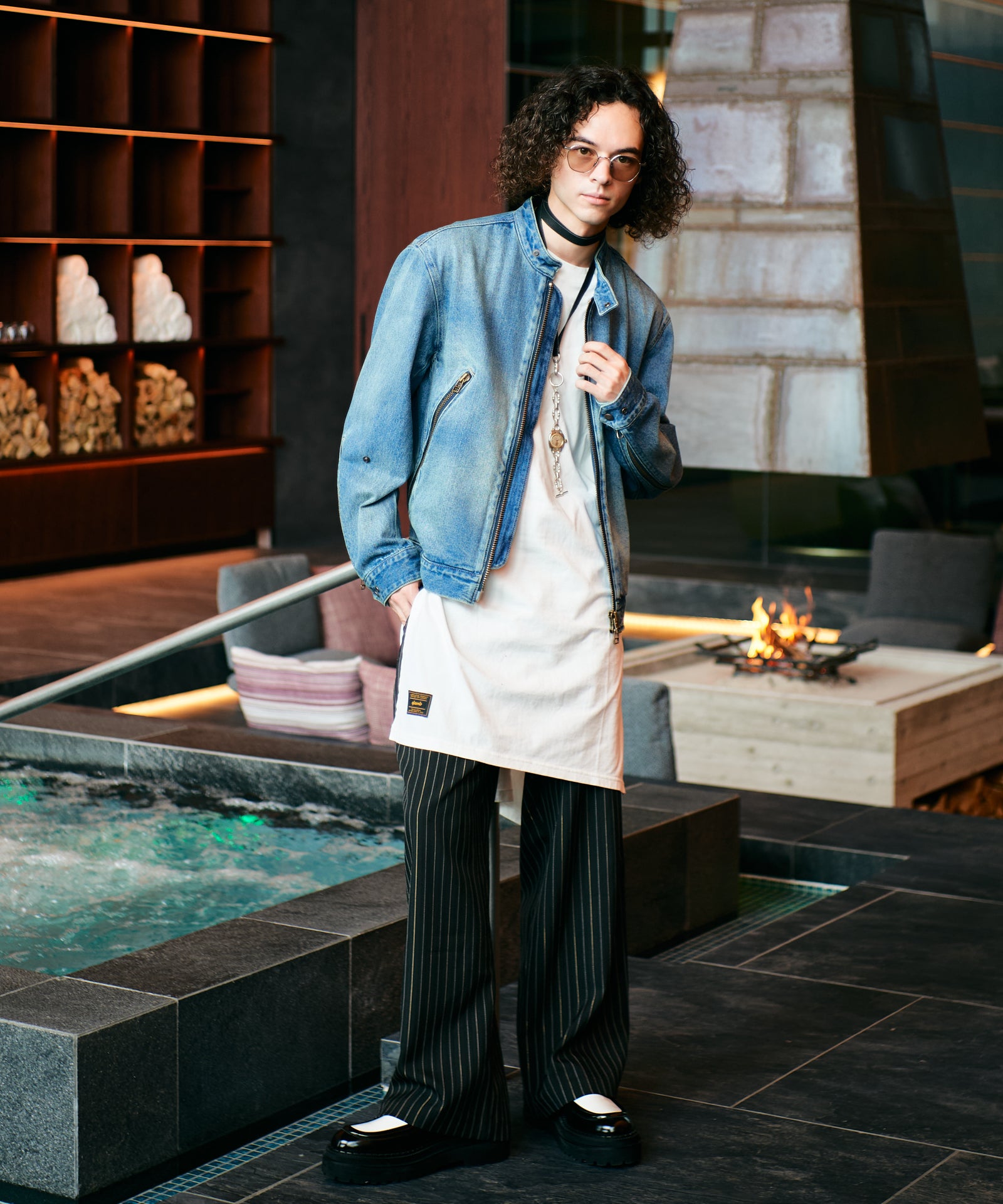 H:175 / C:83 / W:66 / H:87 着用サイズ:M