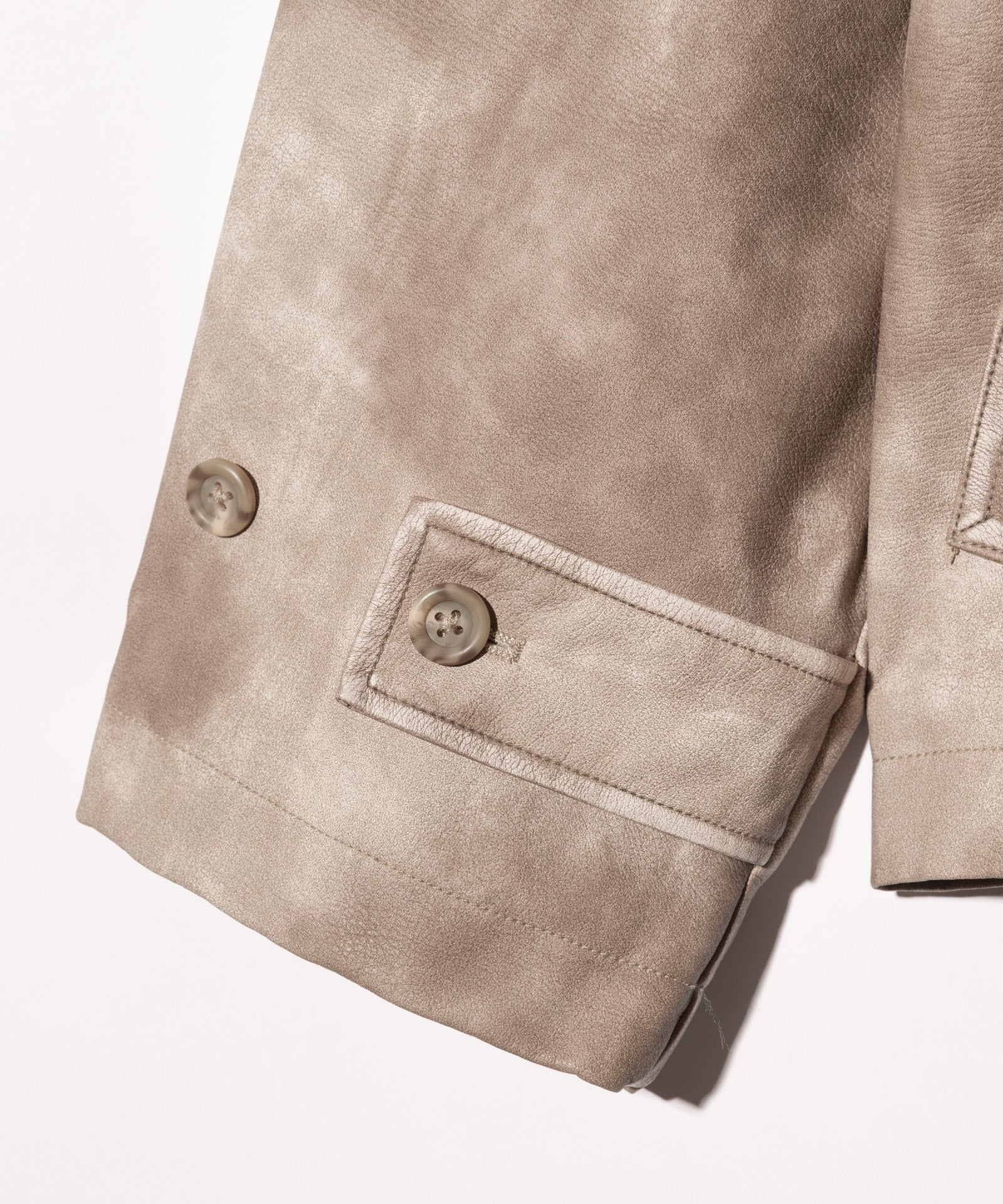 GB0126/JKT08 : Oversize Synth Leather Blouson / オーバーサイズ