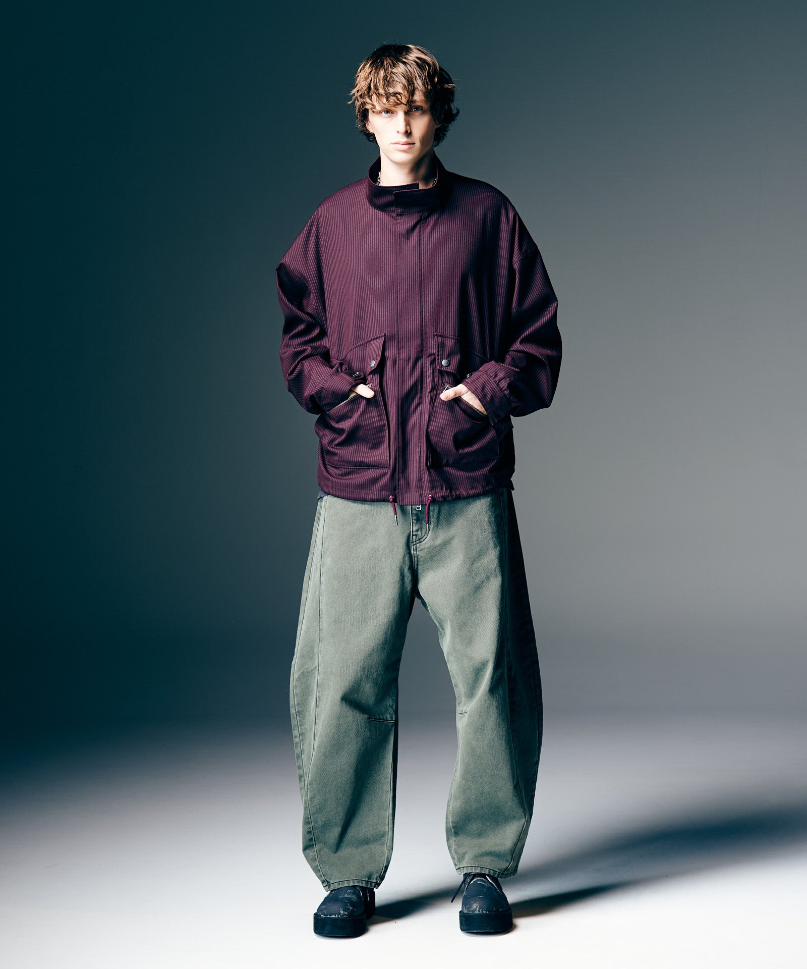 H:186 / C:89 / W:71 / H:92 着用サイズ:L