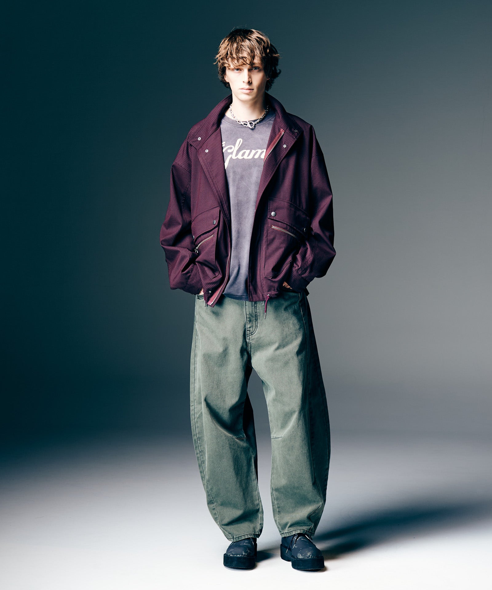 H:186 / C:89 / W:71 / H:92 着用サイズ:L